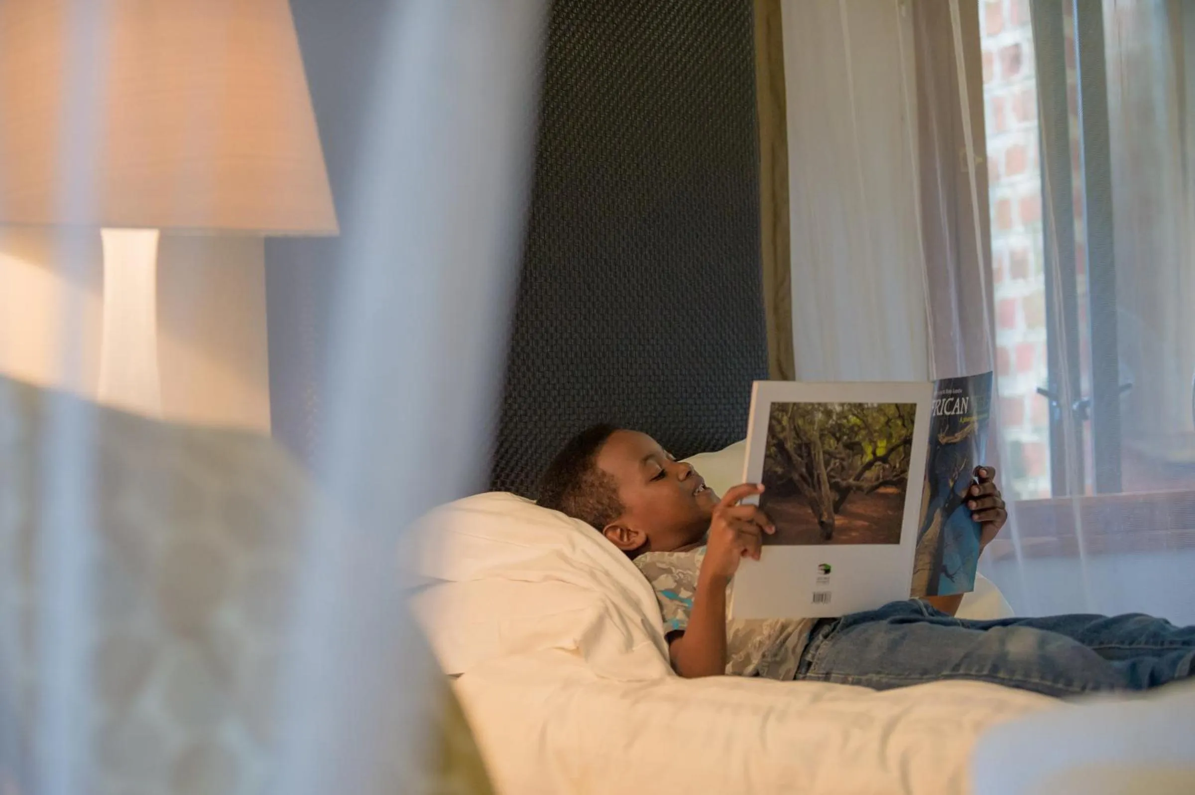 children, Bed in Lilayi Lodge