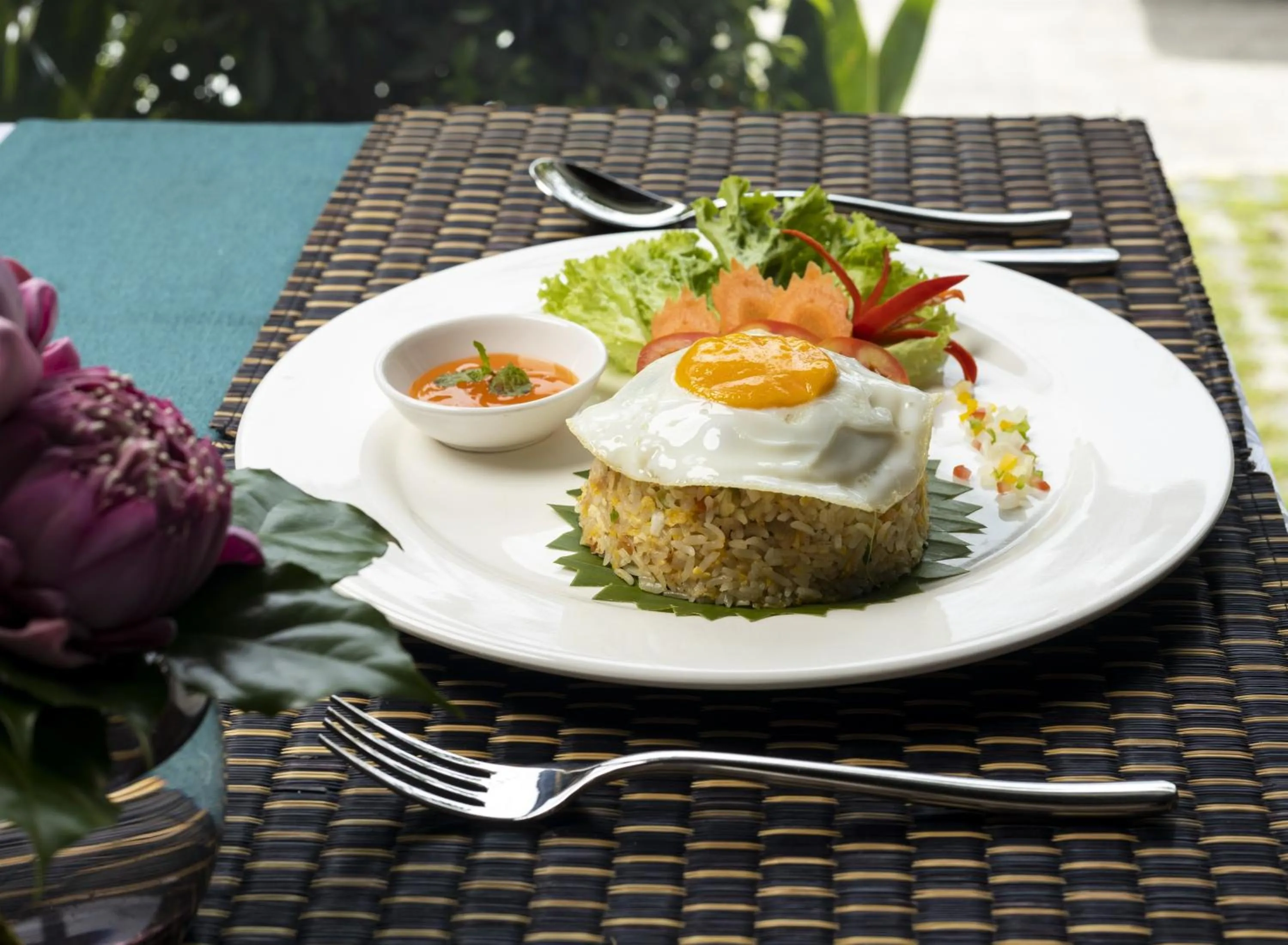 Breakfast in Le Vert Angkor Hotel