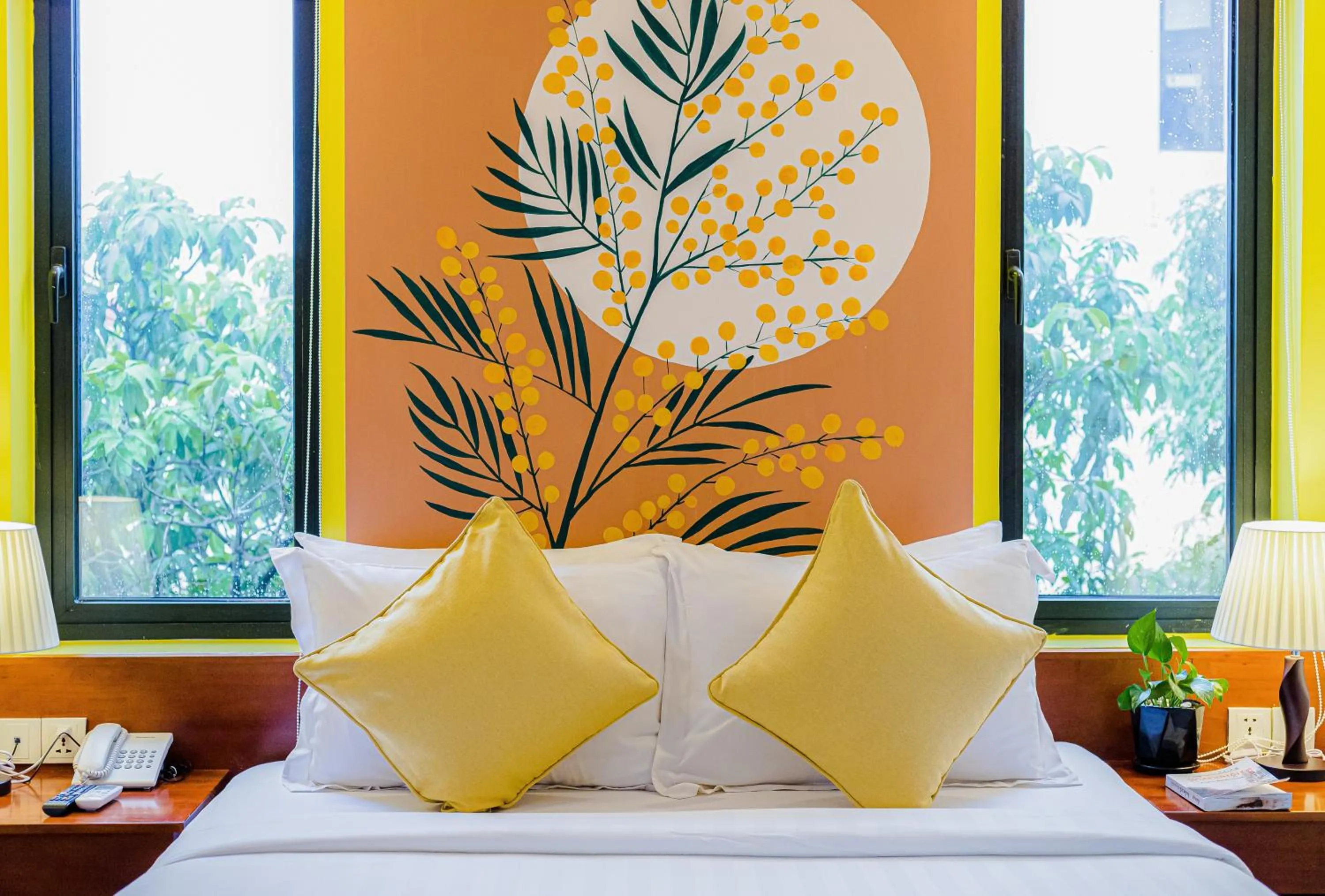 Property building, Bed in Le Vert Angkor Hotel