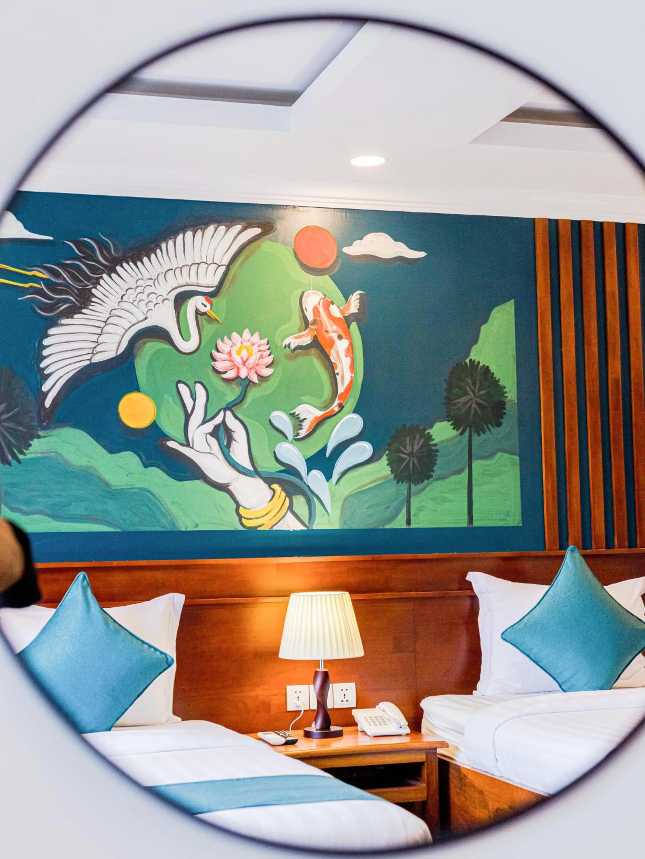 Bedroom in Le Vert Angkor Hotel