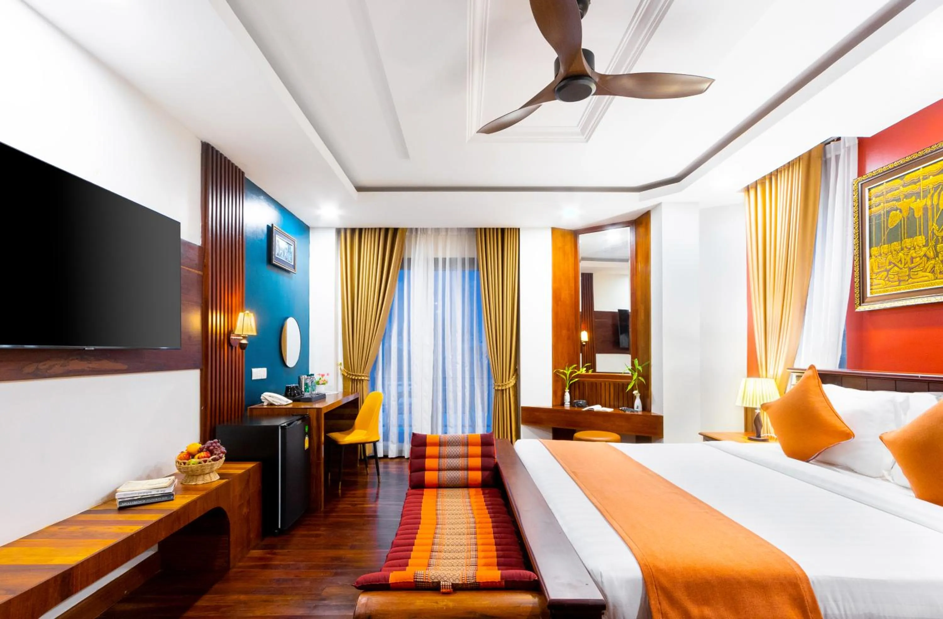 Bedroom, Bed in Le Vert Angkor Hotel