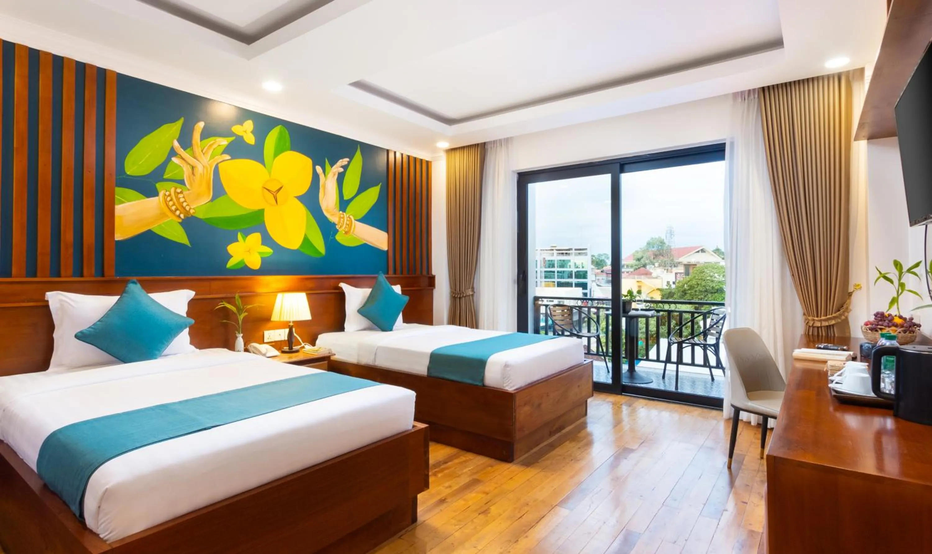 Bedroom, Bed in Le Vert Angkor Hotel