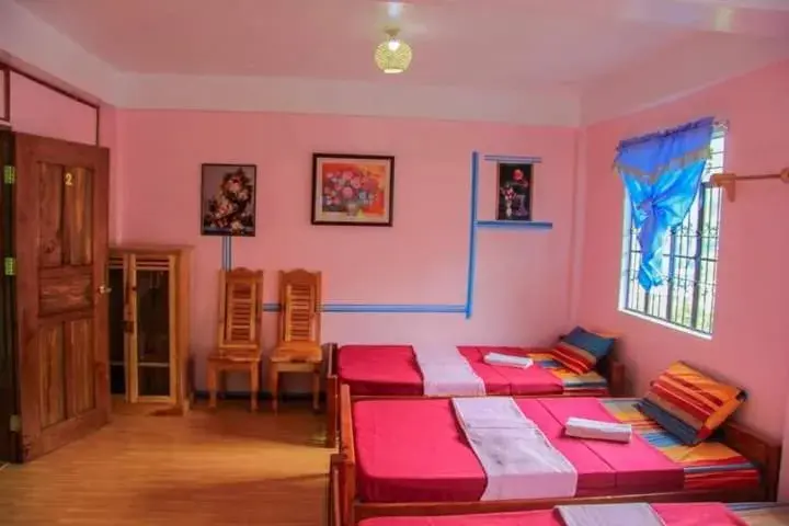 Bed in banaue evergreen hostel and restaurant Bed in banaue evergreen hostel and restaurant