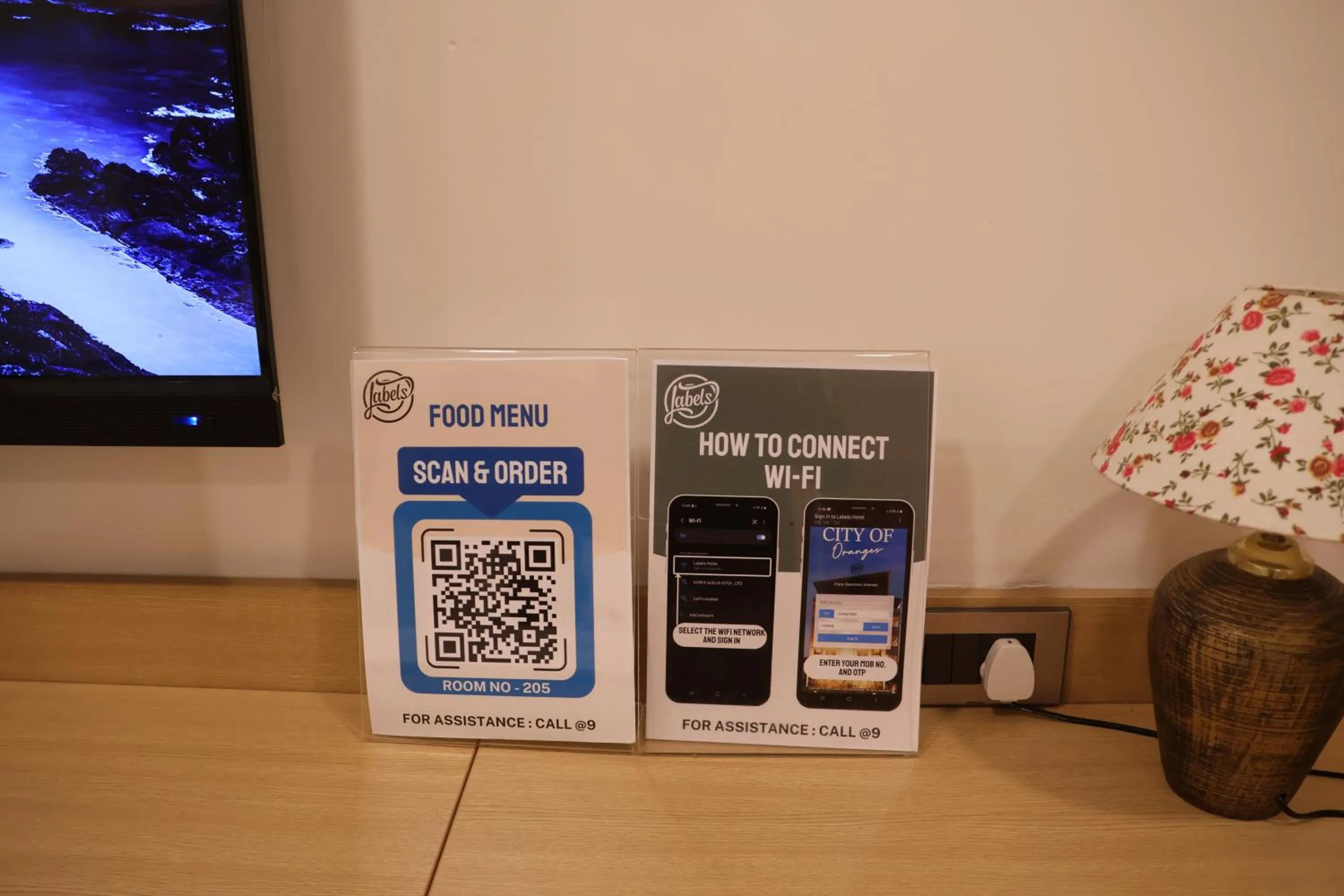 Area and facilities in Labels Hotel