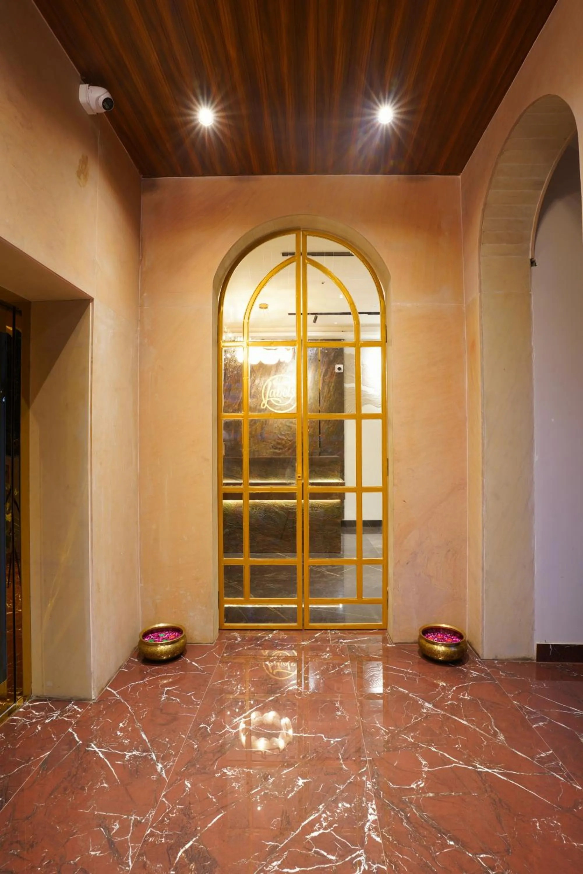 Facade/entrance in Labels Hotel