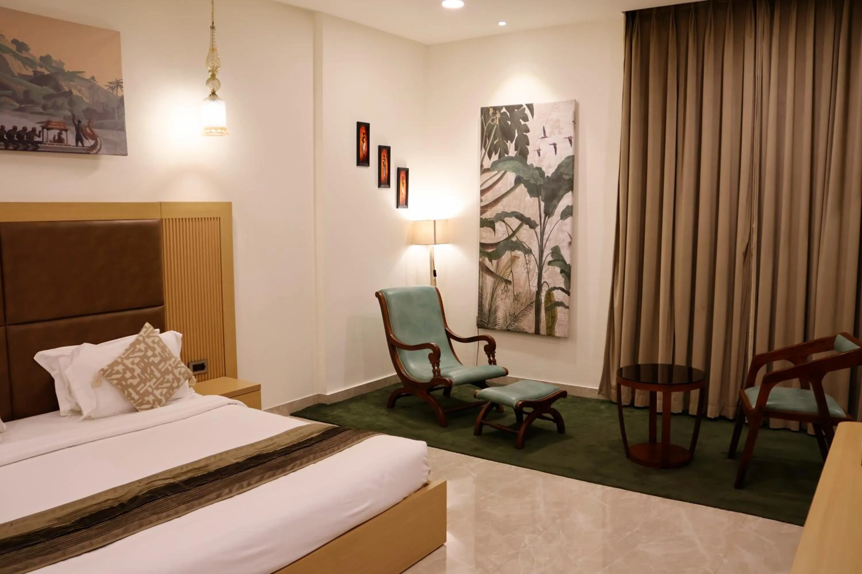 Seating area, Bed in Labels Hotel