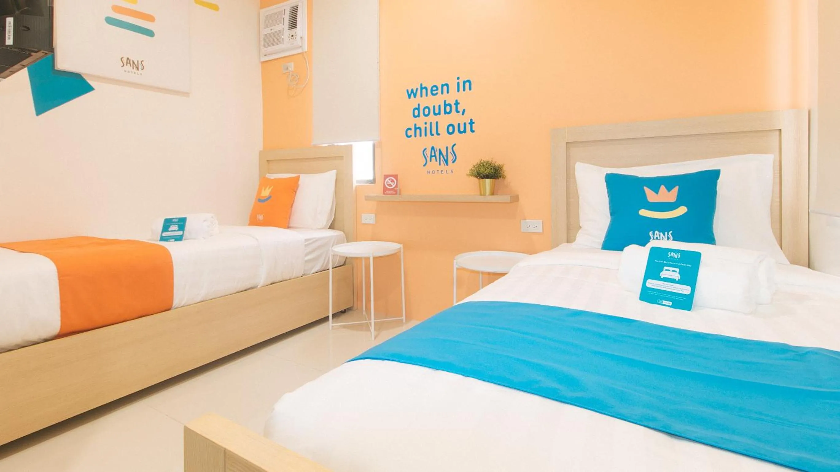 Bed in Sans Hotel at One JD Place Makati by RedDoorz