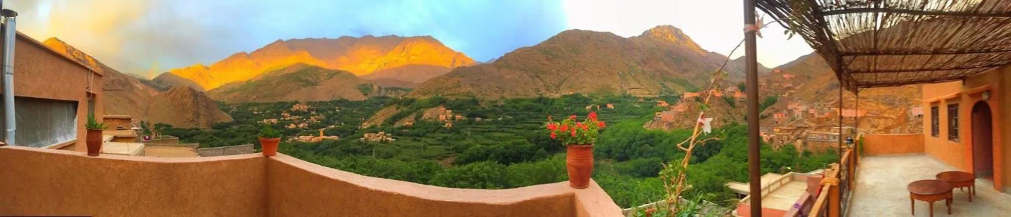 Mountain view in Imlil Authentic Toubkal Lodge