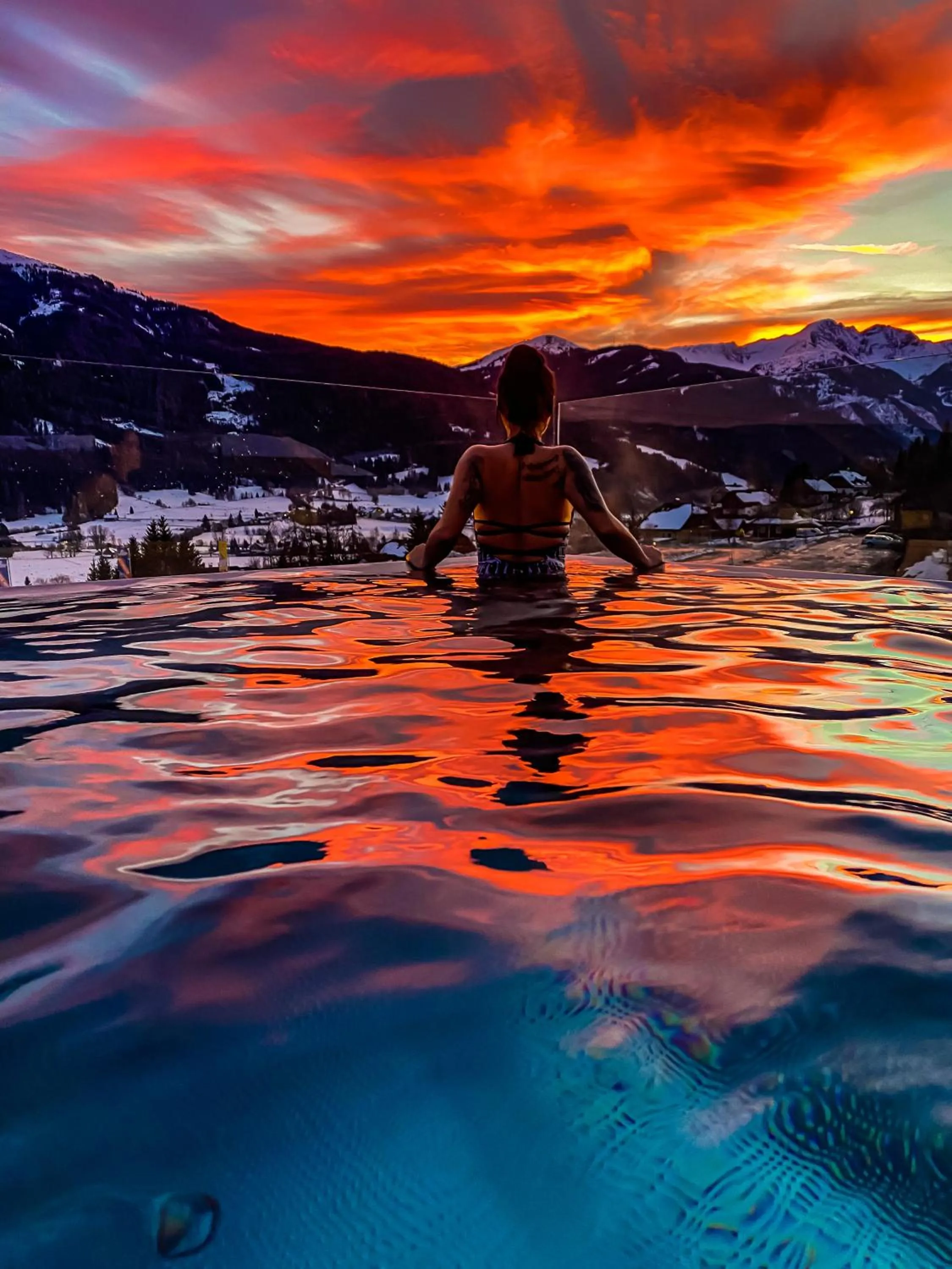 Swimming pool in Das Liftplatzl
