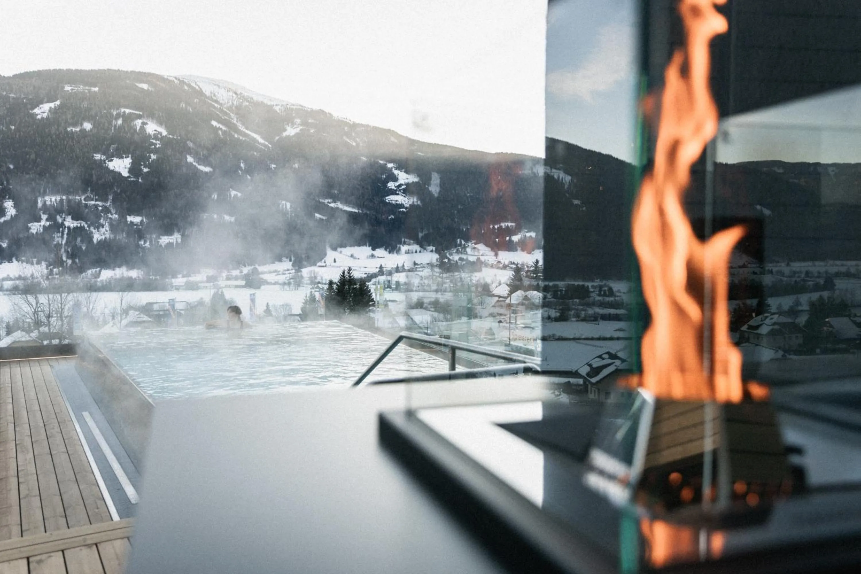 Swimming pool in Das Liftplatzl