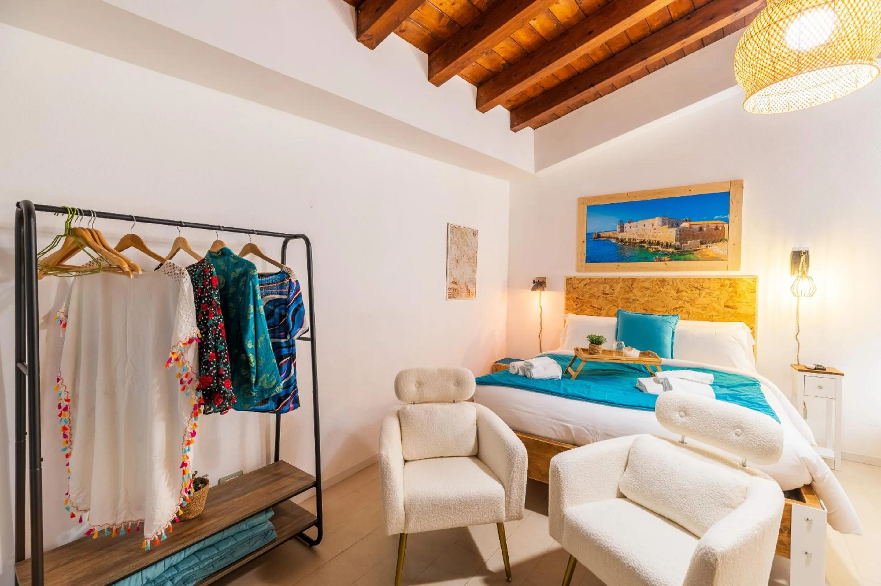 Bedroom, Bed in Elsa d'Ortigia - I TRE ARCHI