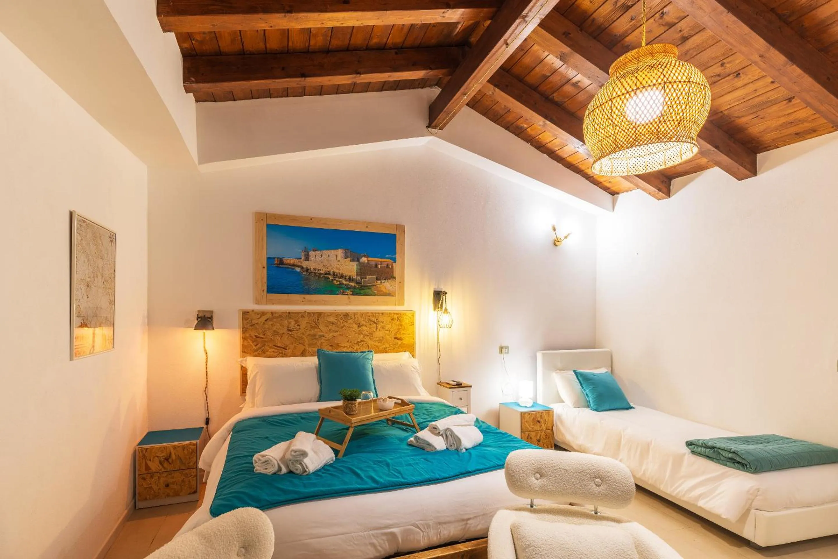 Bedroom, Bed in Elsa d'Ortigia - I TRE ARCHI