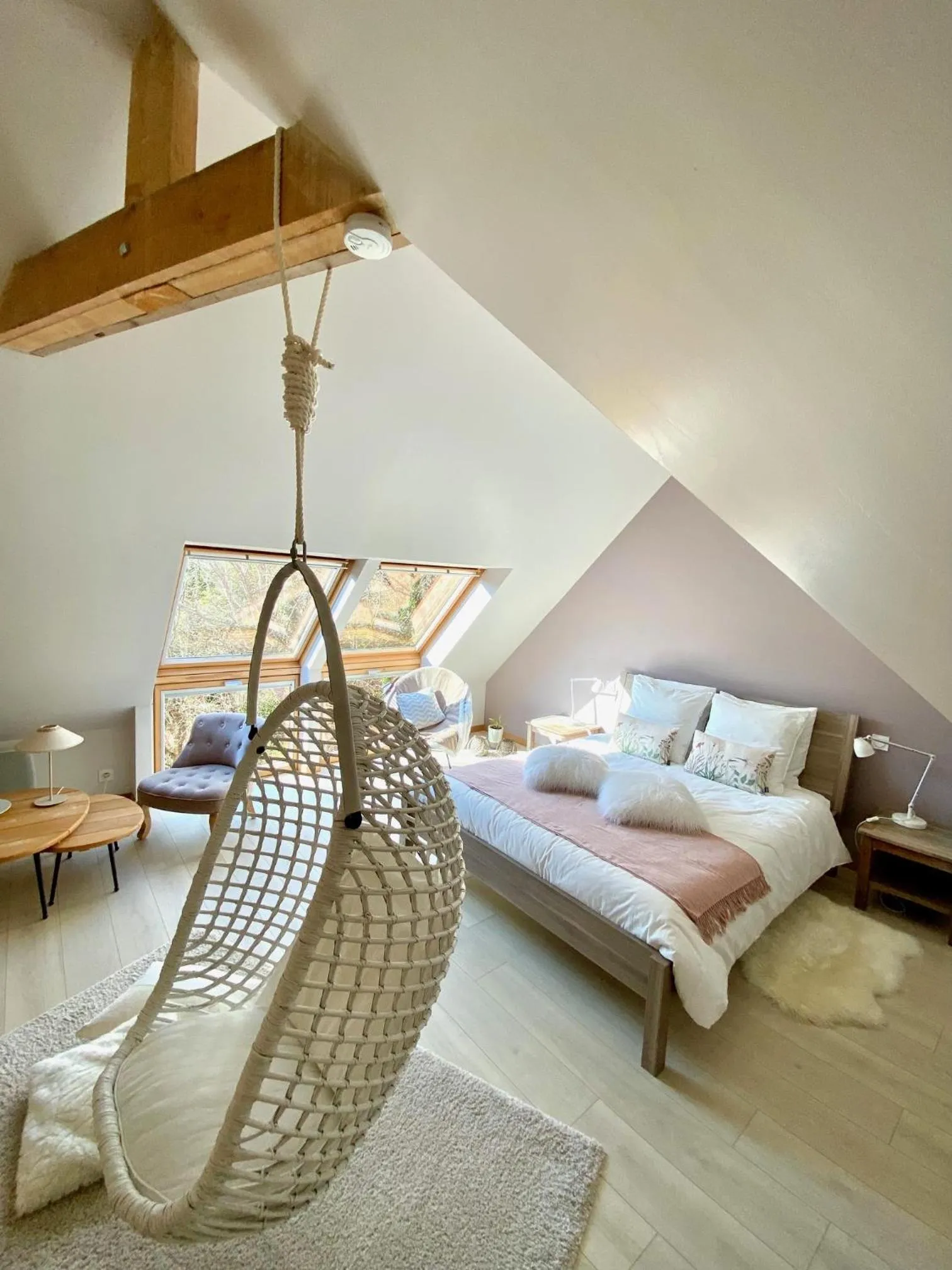 Photo of the whole room, Bed in La Belle Relax - calme et tranquillité assurés - 2 personnes