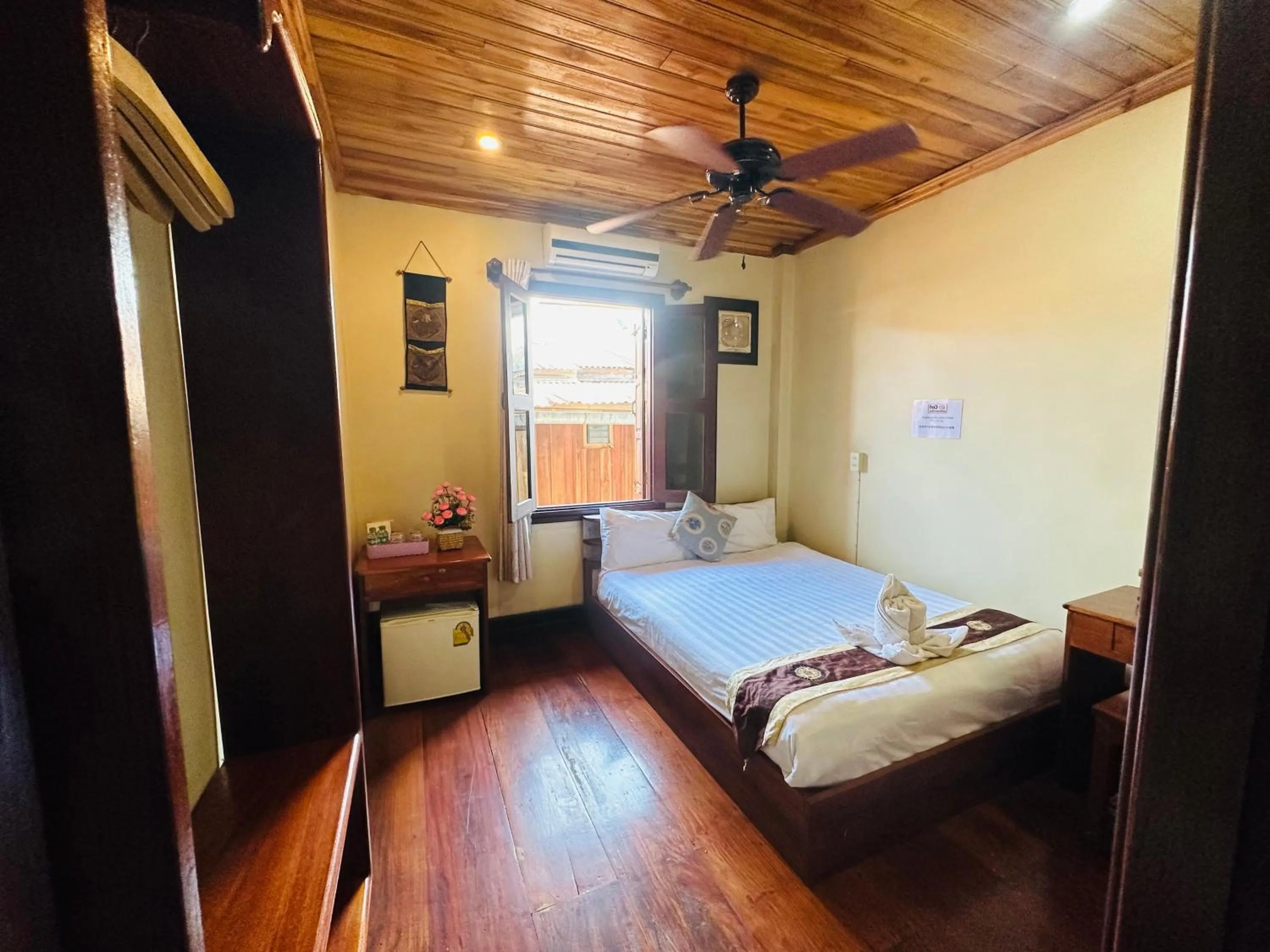 Bed in Anisa Mekong Riverside Villa