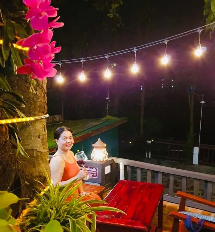 Patio in Anisa Mekong Riverside Villa