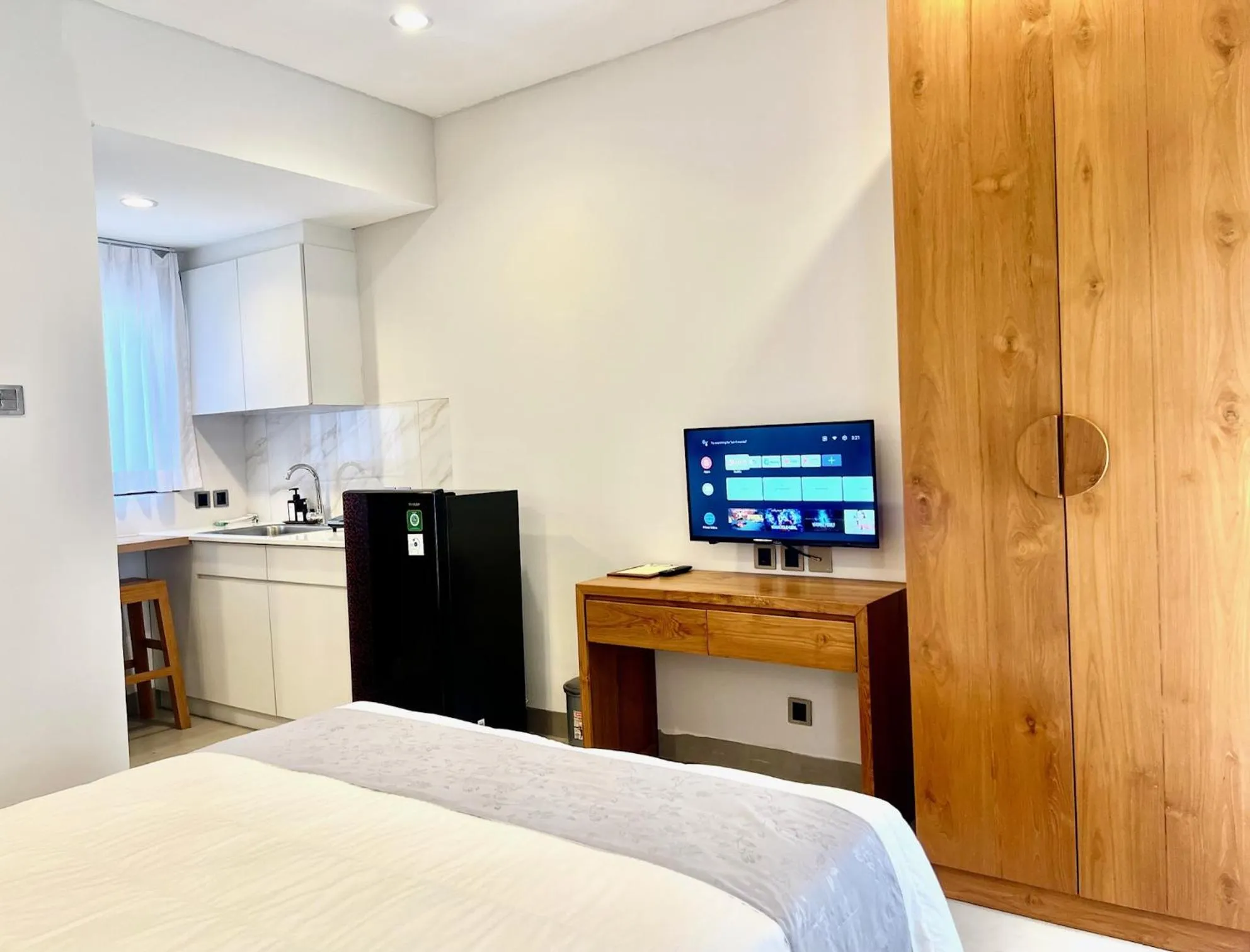 Bed in Charlie Guest House