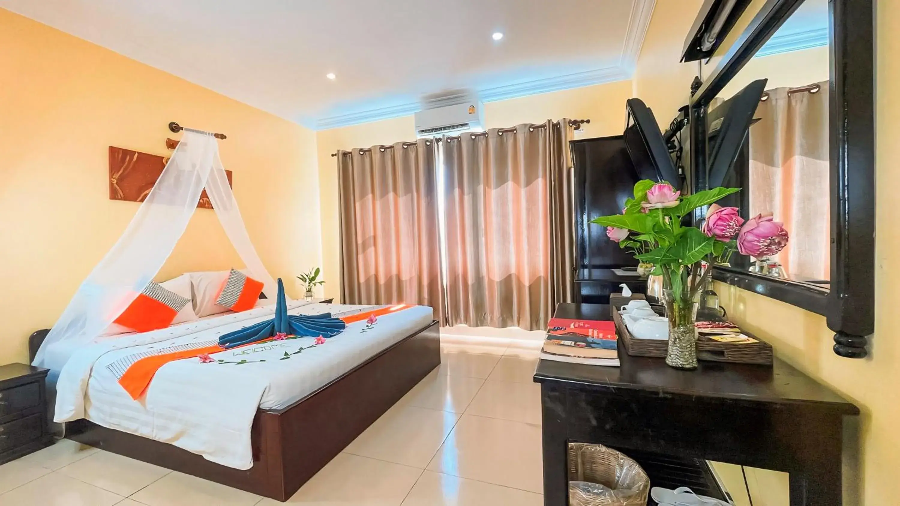 Deluxe Double or Twin Room with Pool View - Free Pick up in Harmony Indochine d'Angkor Deluxe Double or Twin Room with Pool View - Free Pick up in Harmony Indochine d'Angkor