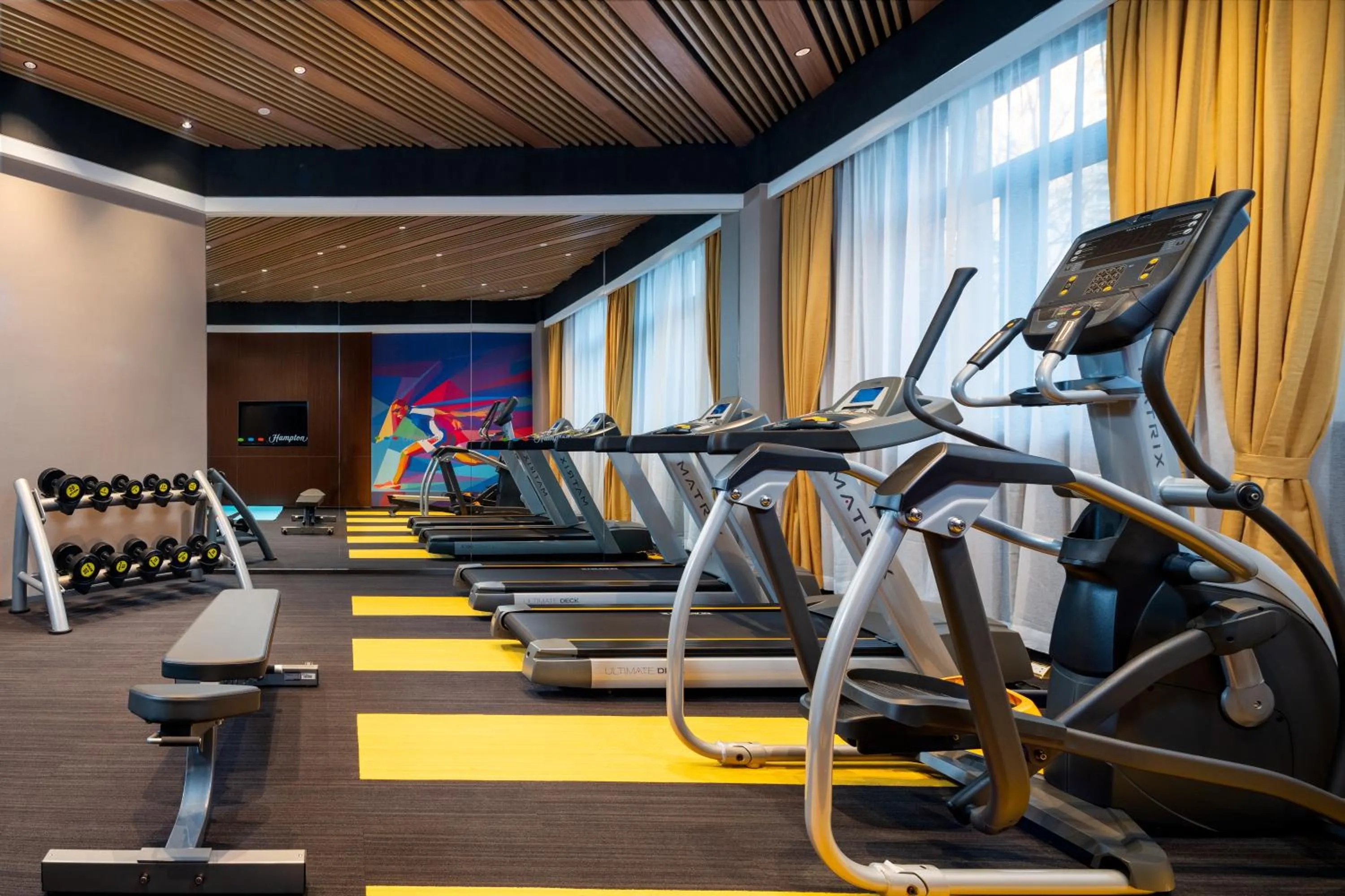 Fitness centre/facilities in Hampton by Hilton Beijing West Railway Station Lize Business District