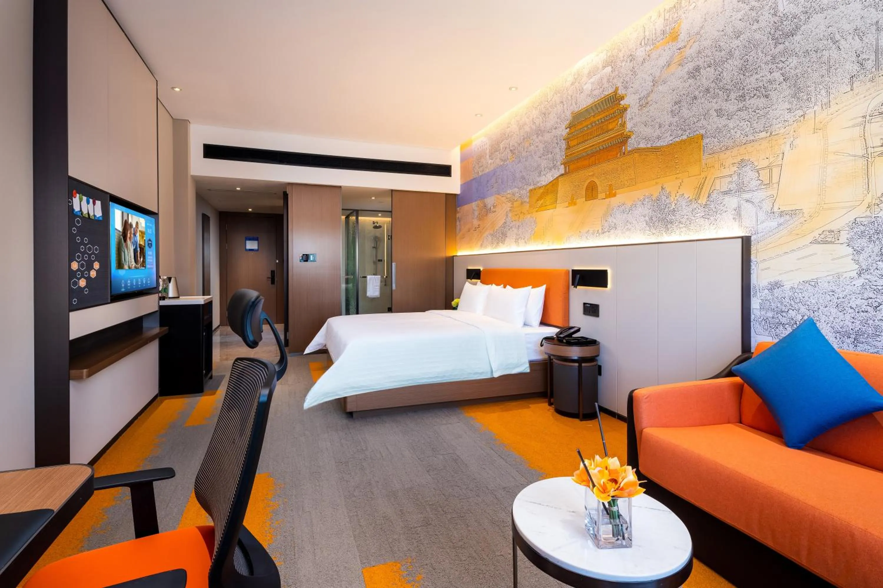 Photo of the whole room in Hampton by Hilton Beijing West Railway Station Lize Business District