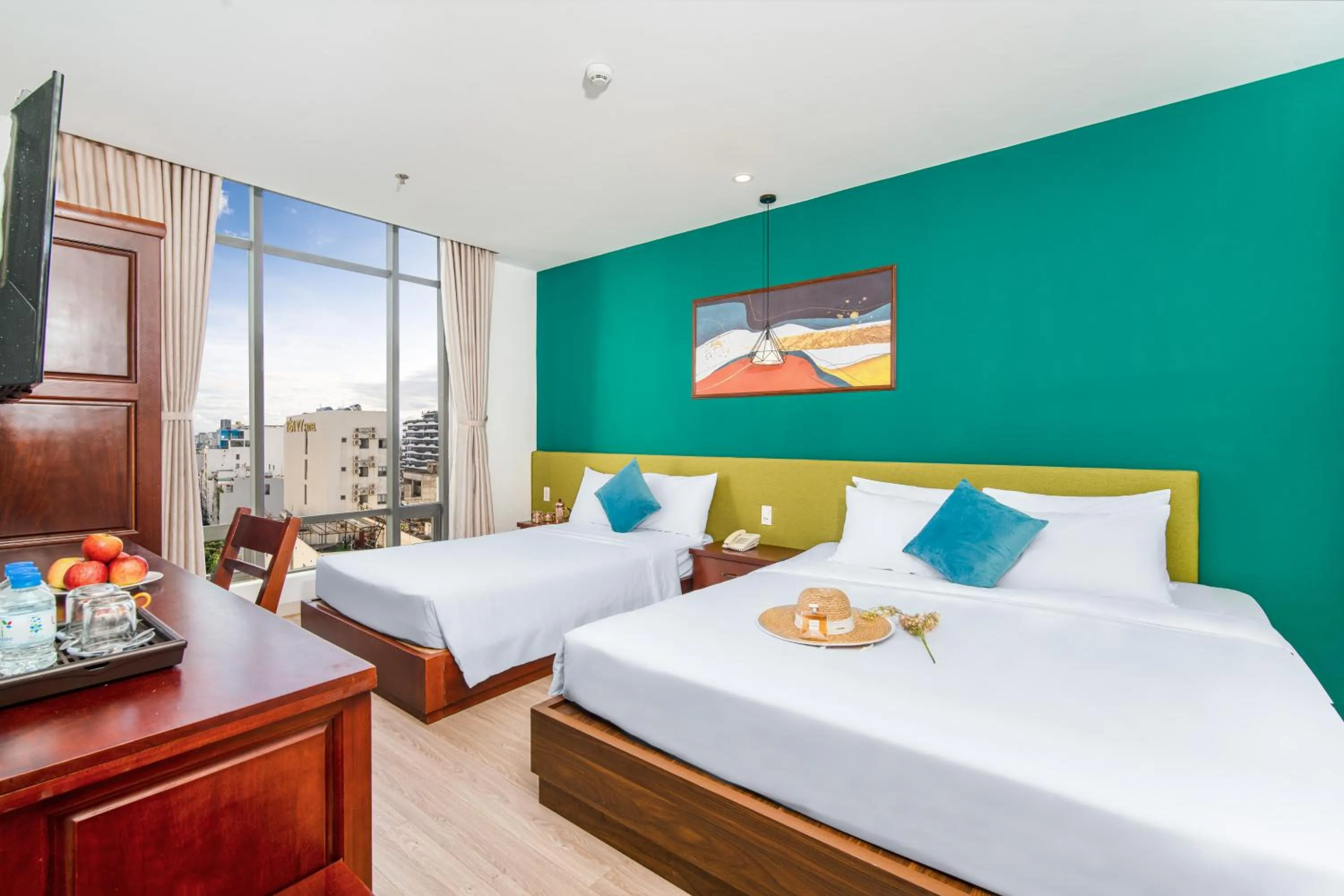 Bed in May Beach Hotel