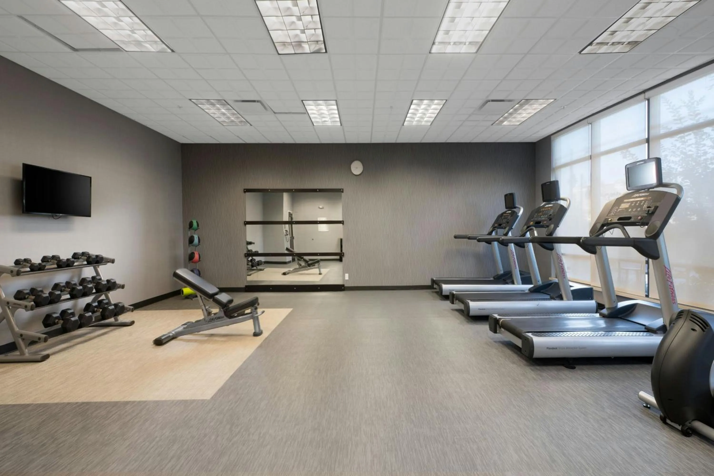 Fitness centre/facilities in Courtyard by Marriott Lubbock Downtown/University Area