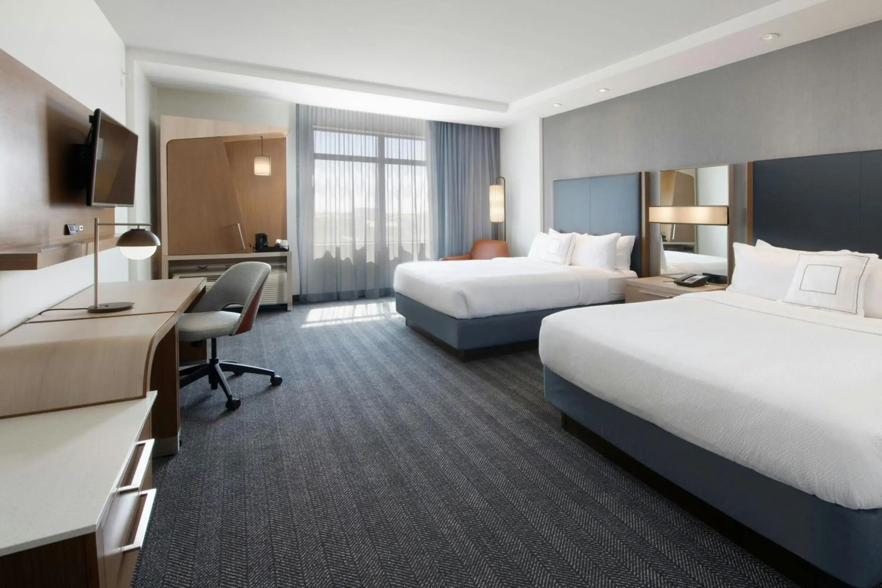 Queen Room with Two Queen Beds - Hearing Accessible in Courtyard by Marriott Lubbock Downtown/University Area Queen Room with Two Queen Beds - Hearing Accessible in Courtyard by Marriott Lubbock Downtown/University Area