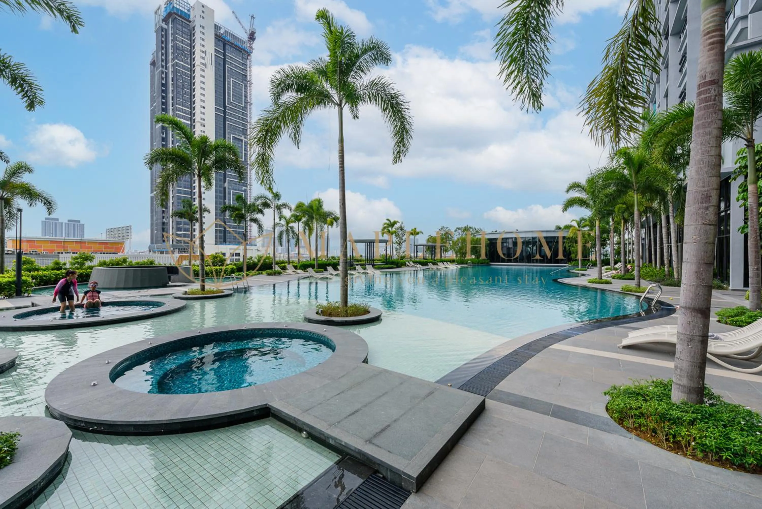 Swimming pool in Trion Premier Suites Kuala Lumpur