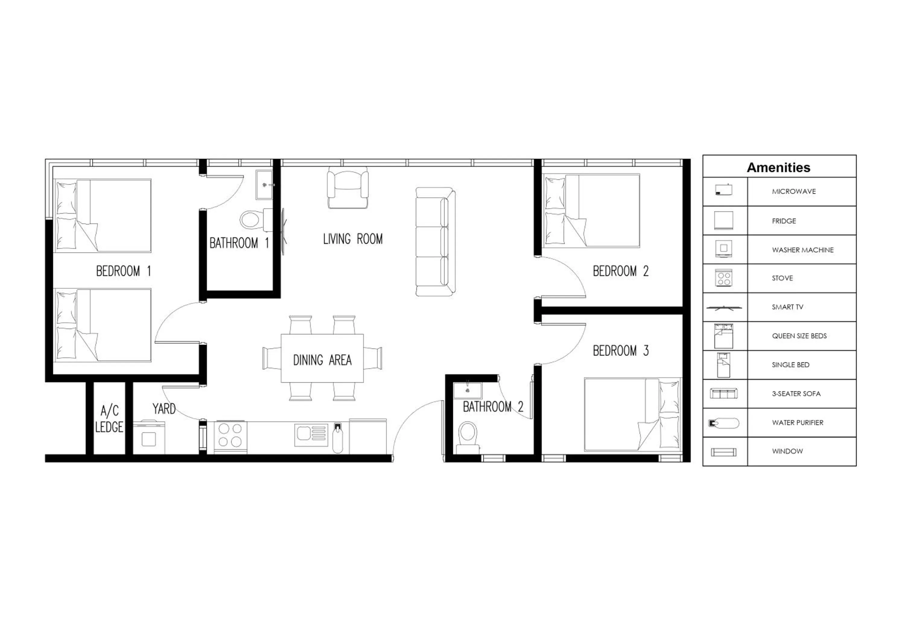 Floor plan in Urban Suites, Signature Collection by Stellar ALV