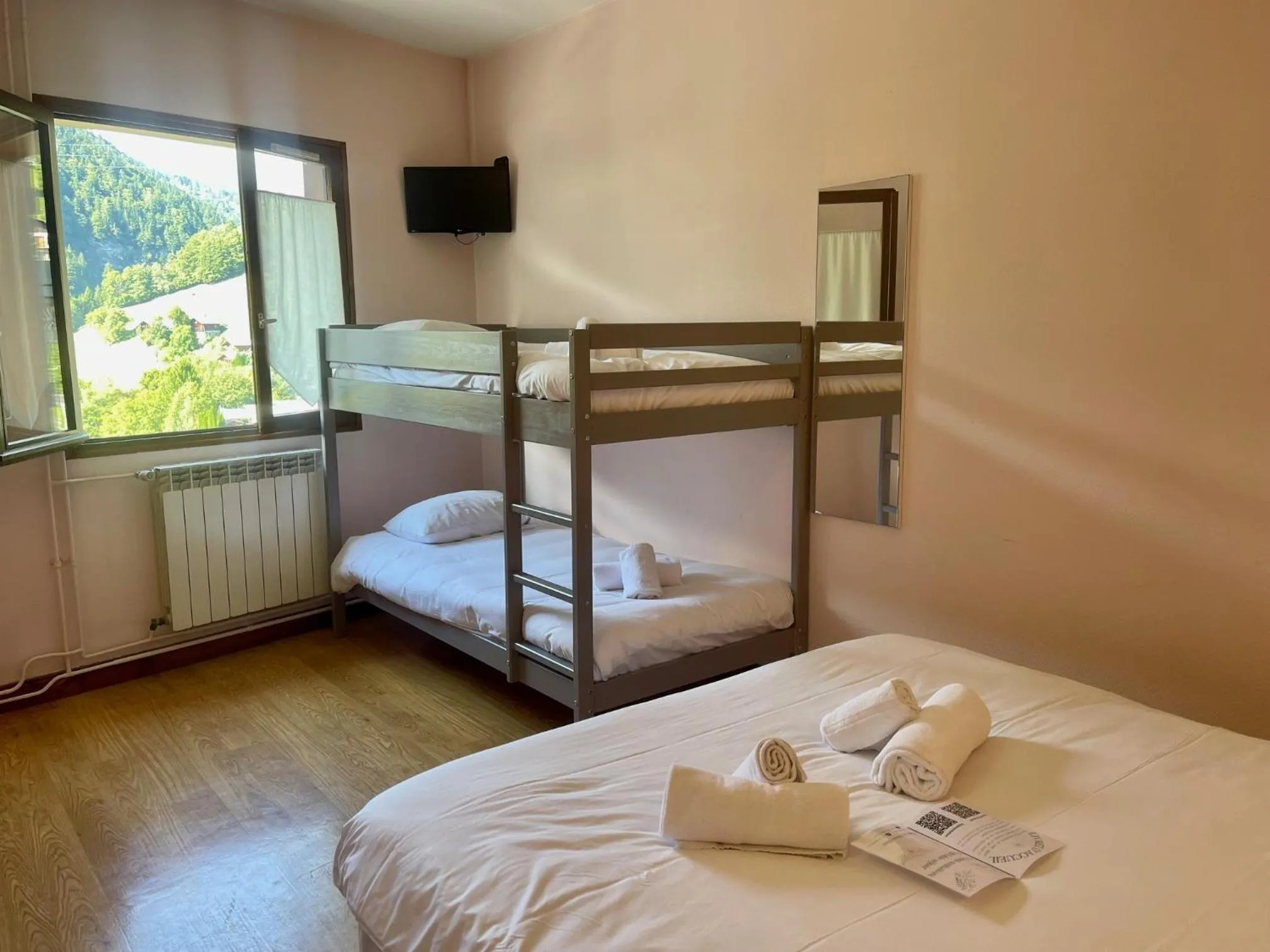 Photo of the whole room, Bed in Hôtel Le MontBlanc