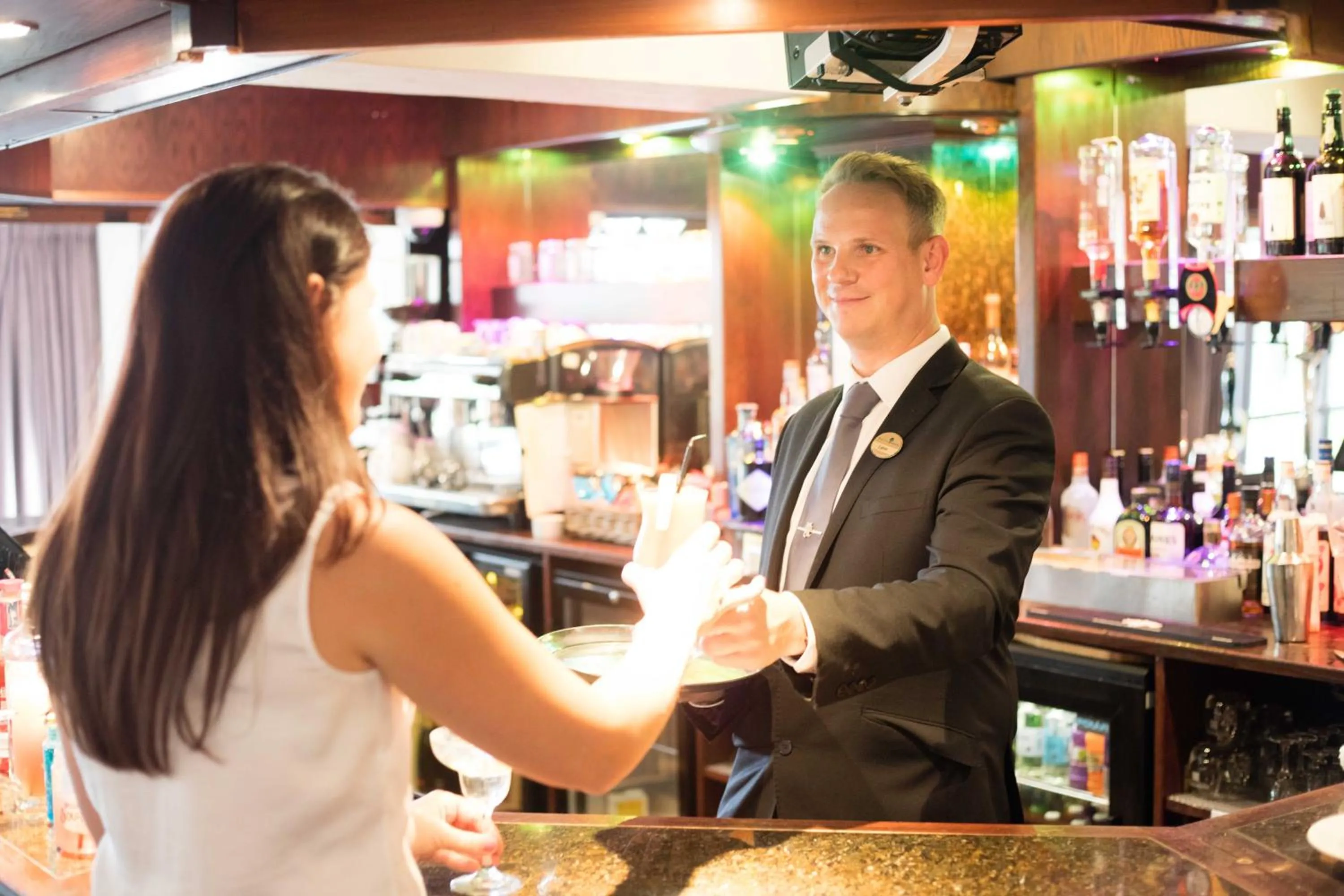 Lounge or bar in Barnham Broom Hotel, Golf & Spa