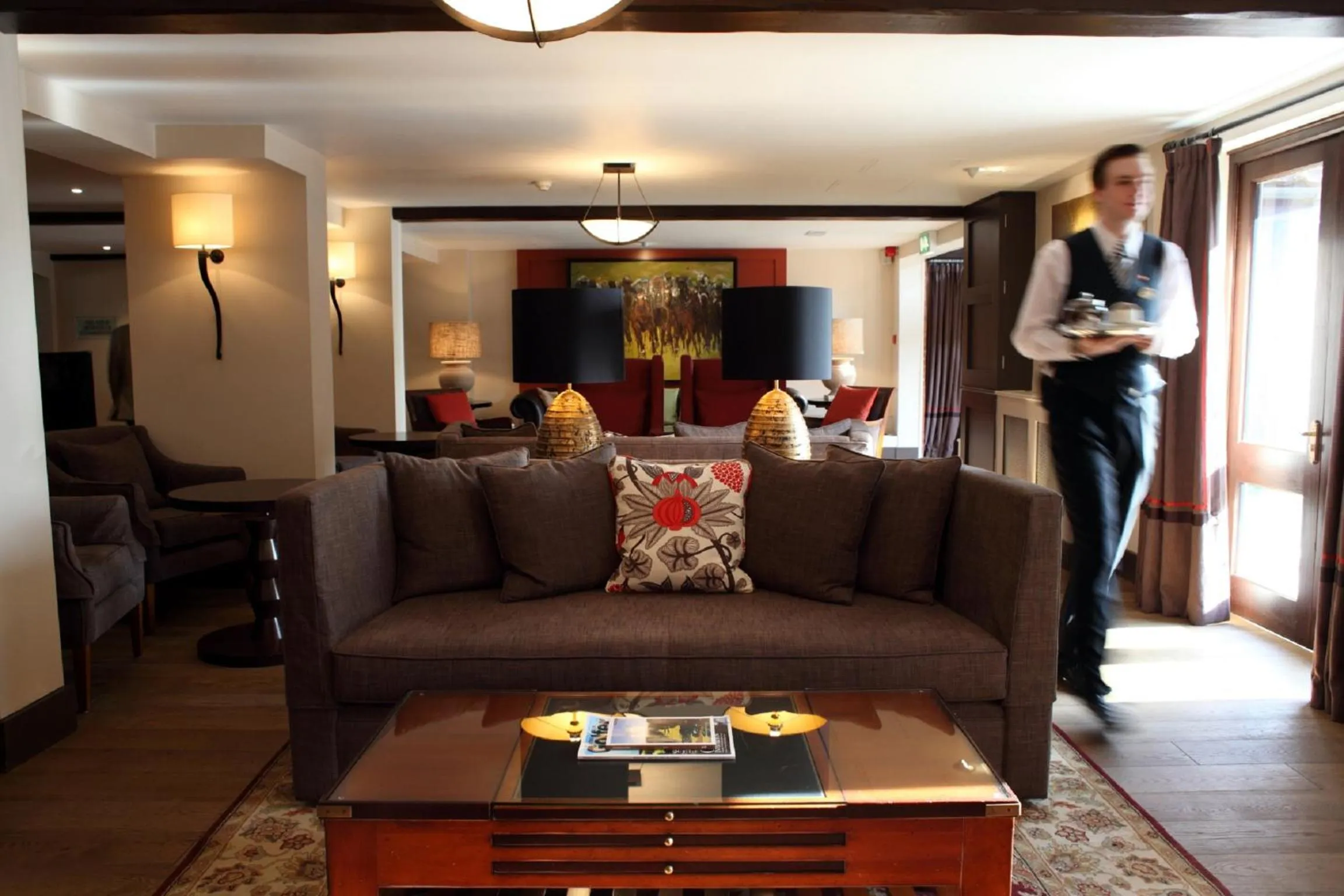 Lobby or reception in Barnham Broom Hotel, Golf & Spa