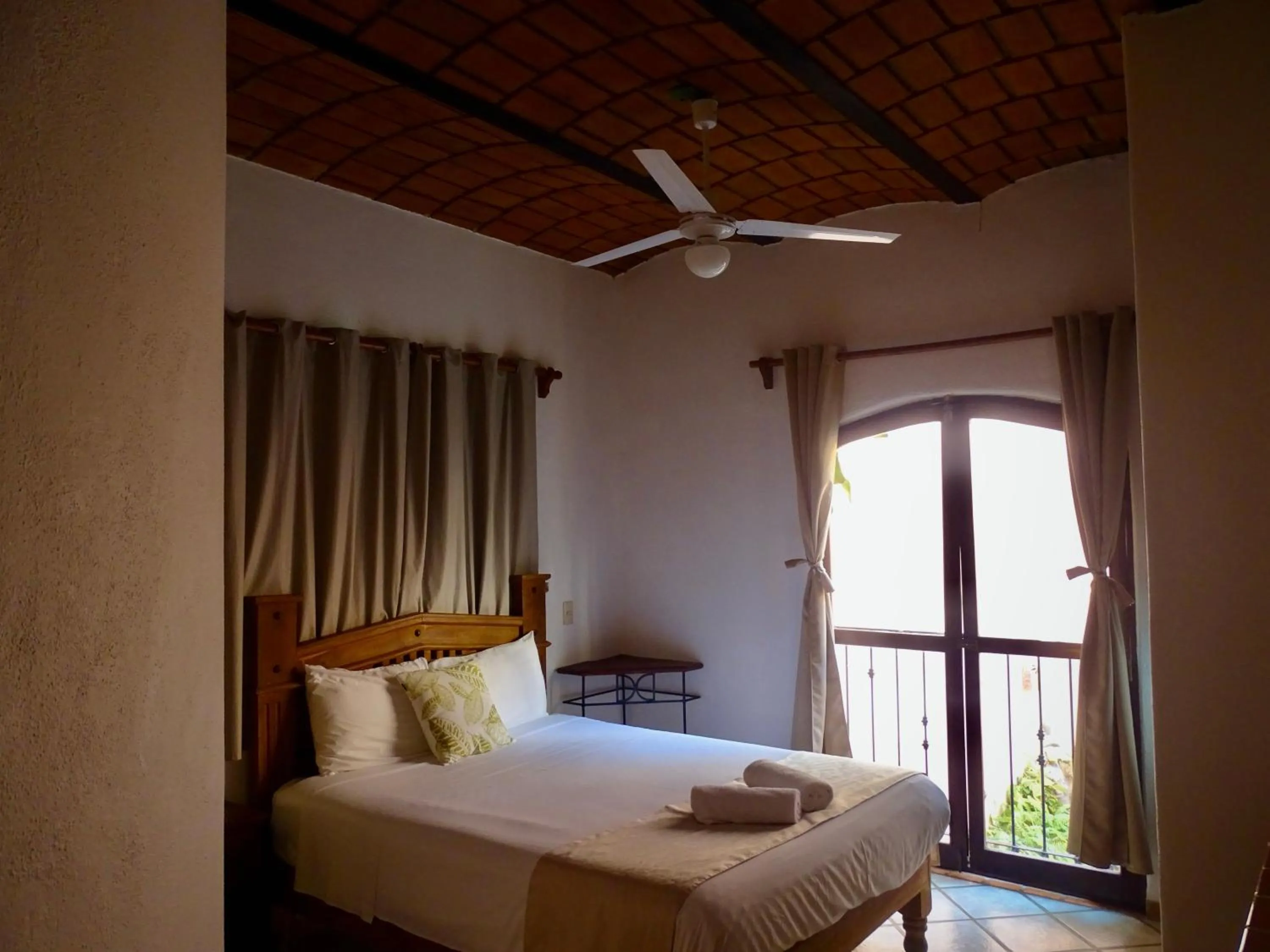 Bed in Villas Vista Suites Sayulita