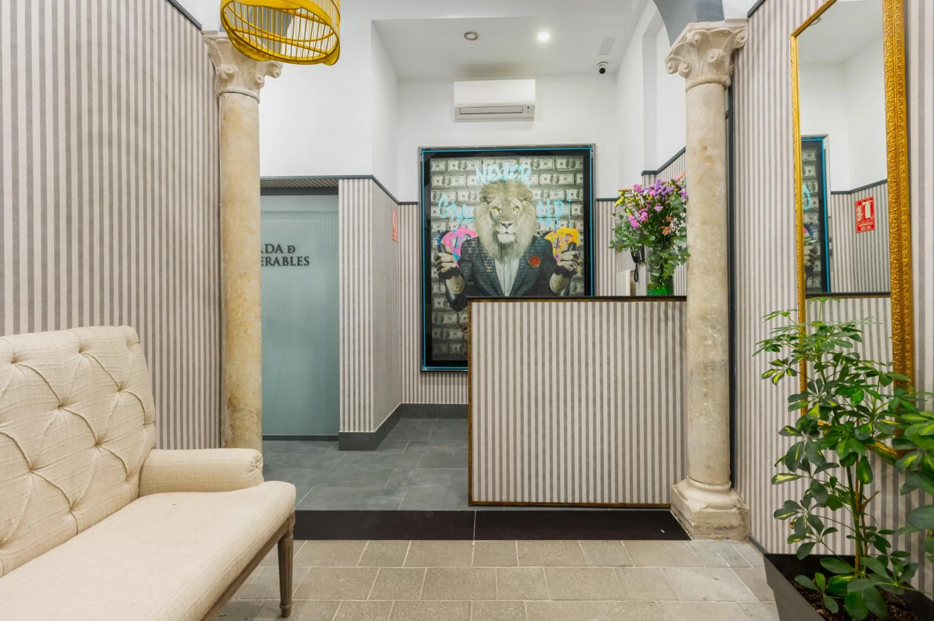 Lobby or reception in Posada de los Venerables