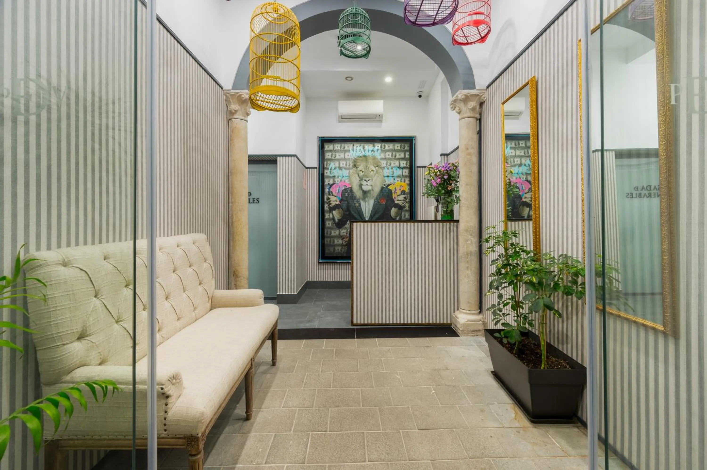 Lobby or reception in Posada de los Venerables