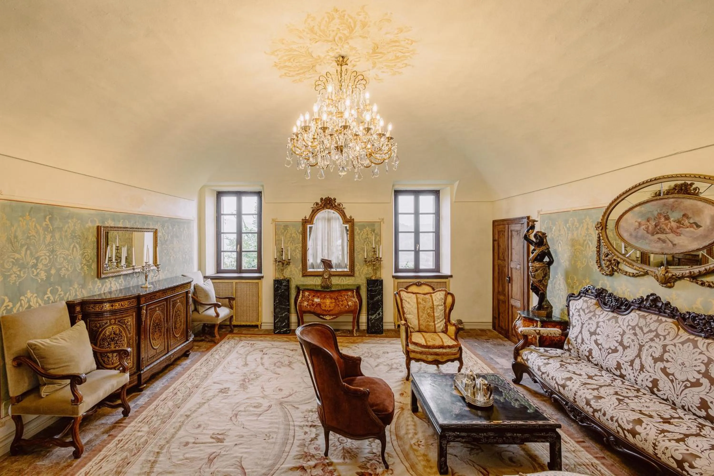 Bed in Castello di Casalborgone, Luxury Italian Castle Hotel
