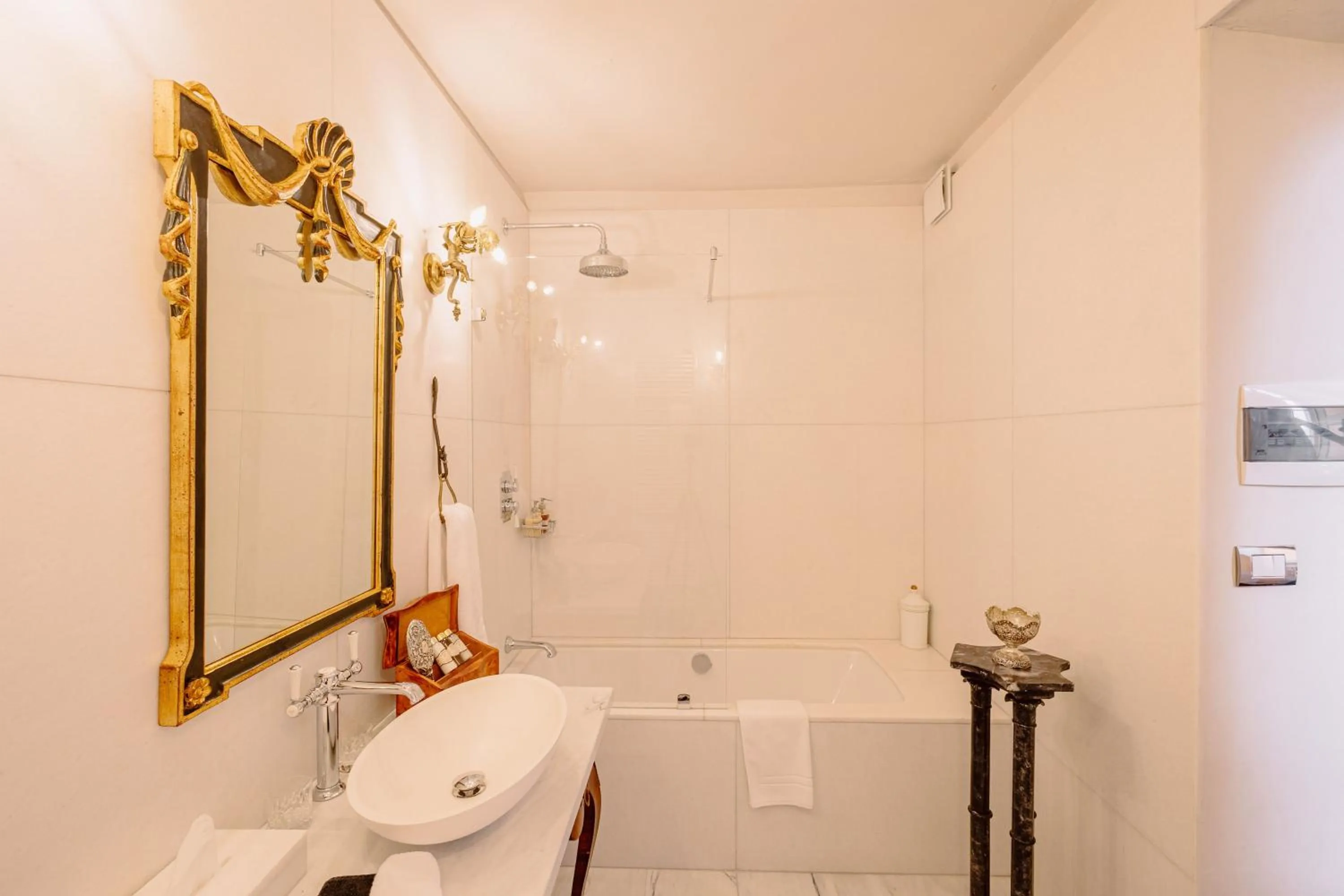 Bathroom in Castello di Casalborgone, Luxury Italian Castle Hotel