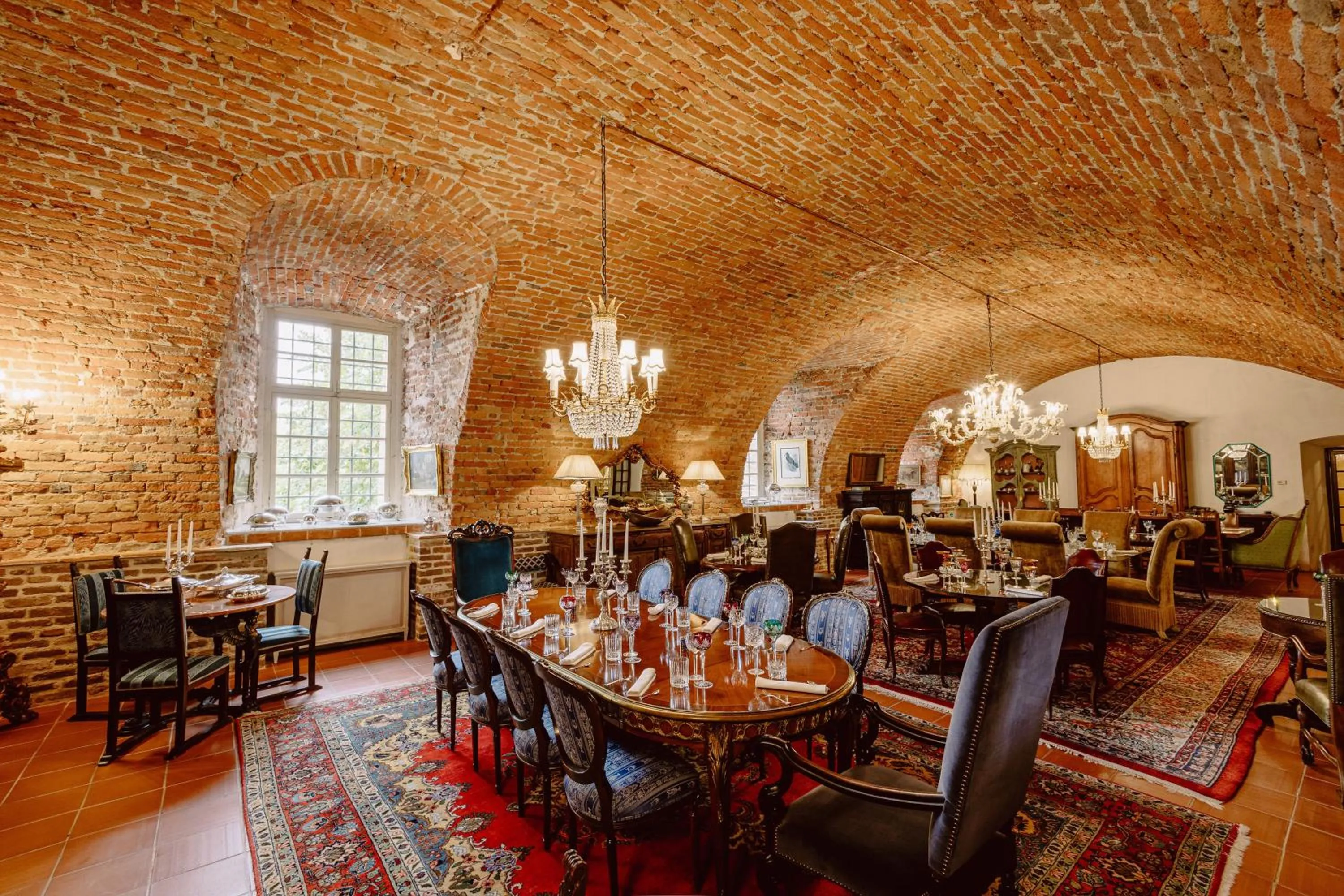 Restaurant/places to eat in Castello di Casalborgone, Luxury Italian Castle Hotel