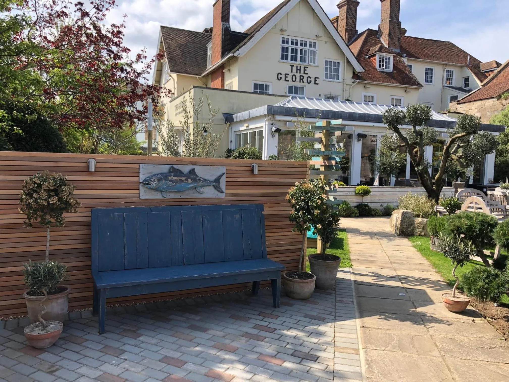 Garden in The George Hotel and Beach Club