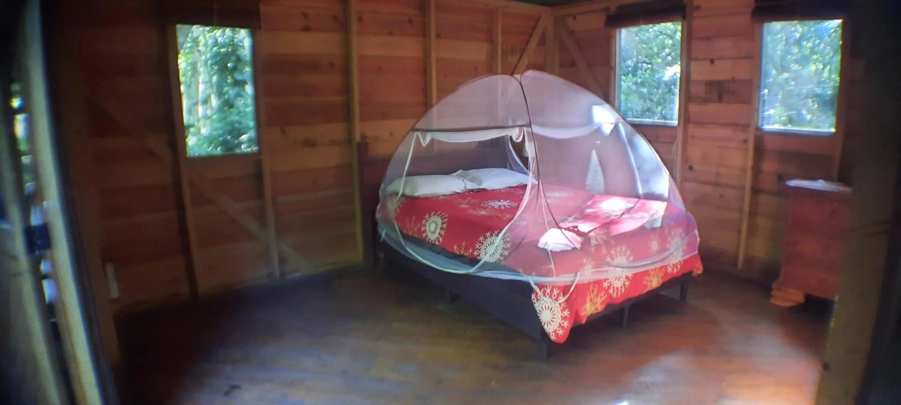 Bed in Mombacho Lodge
