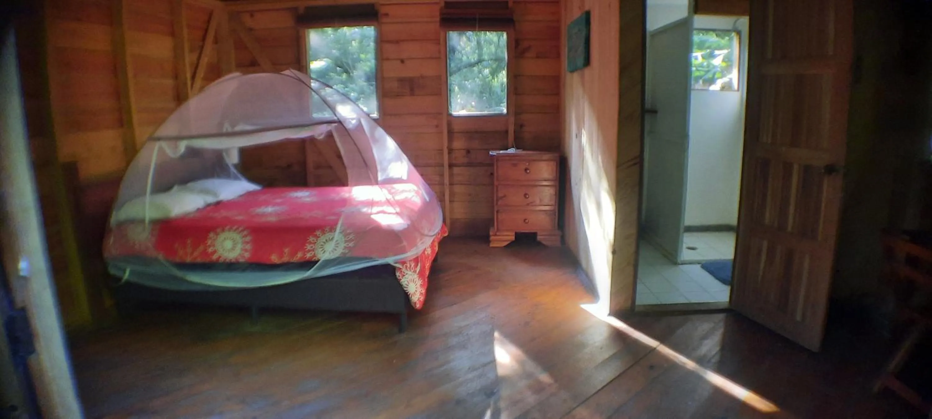 Bed in Mombacho Lodge