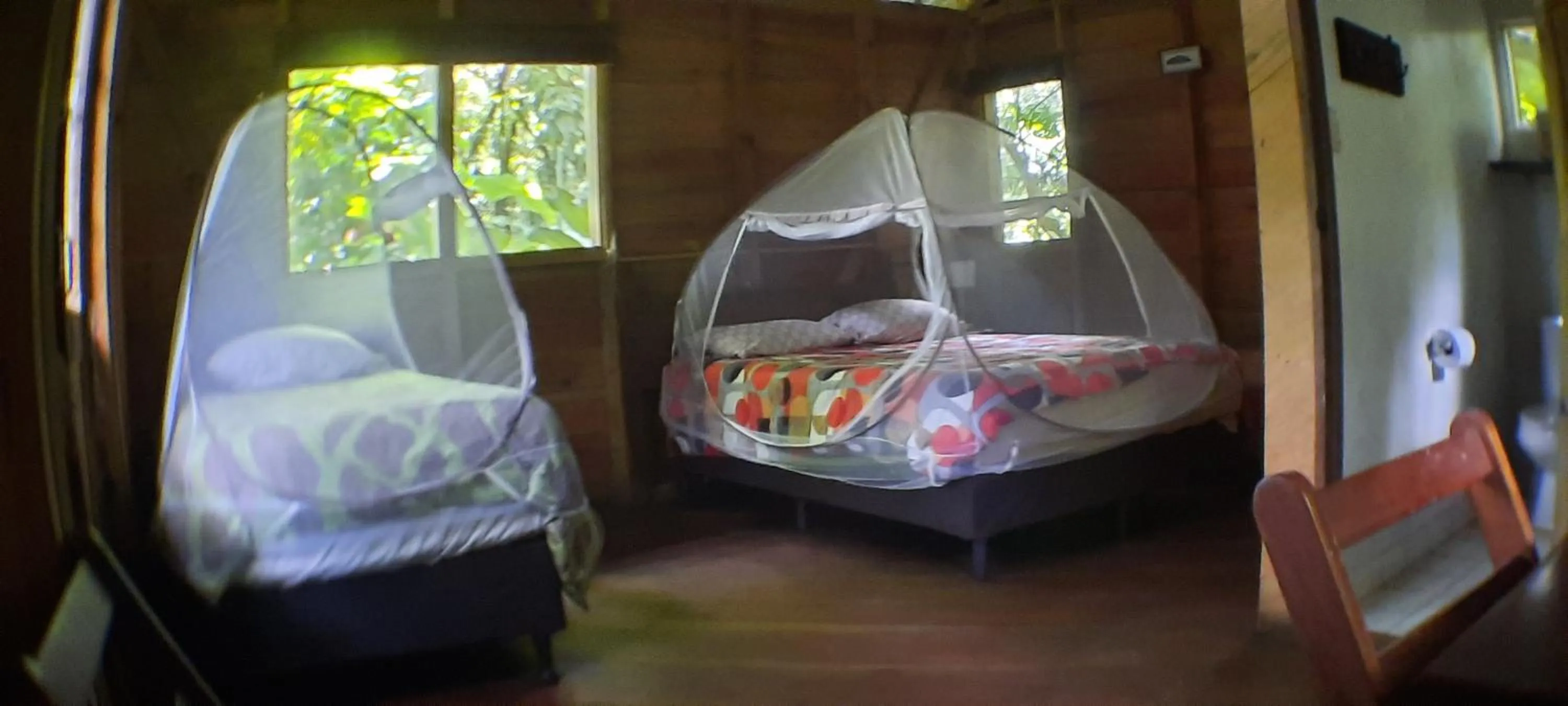 Bed in Mombacho Lodge
