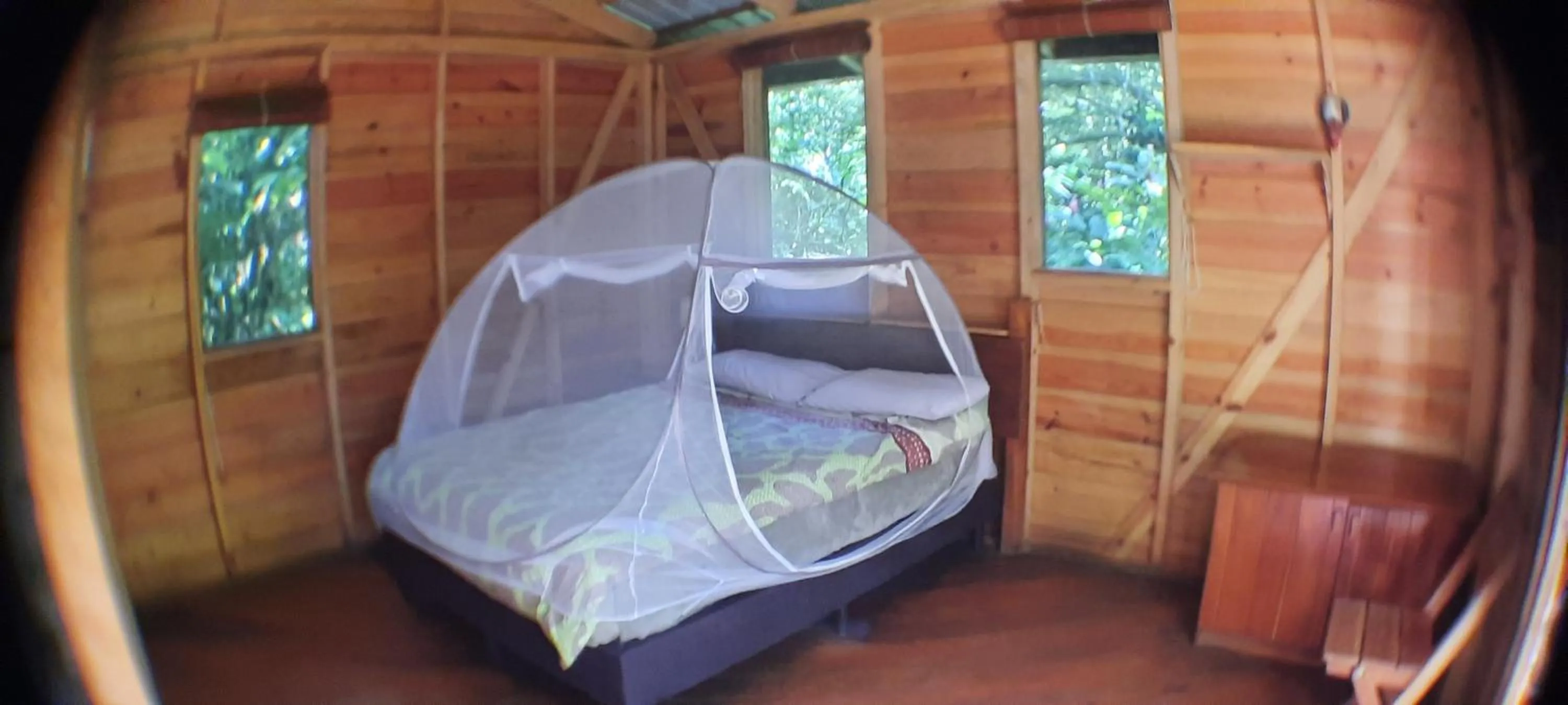 Bed in Mombacho Lodge