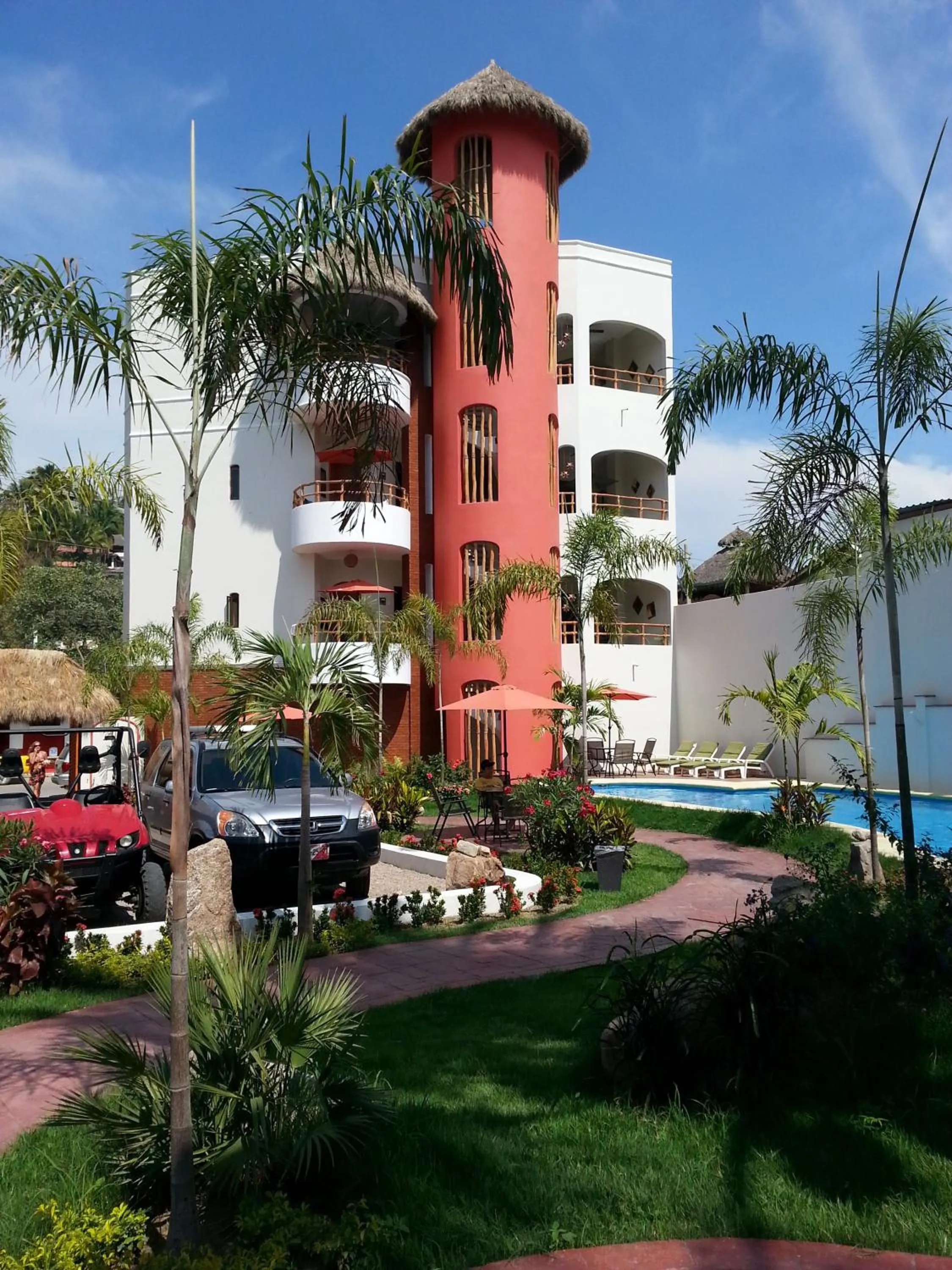 Property building in Hotel y Suites Los Encantos
