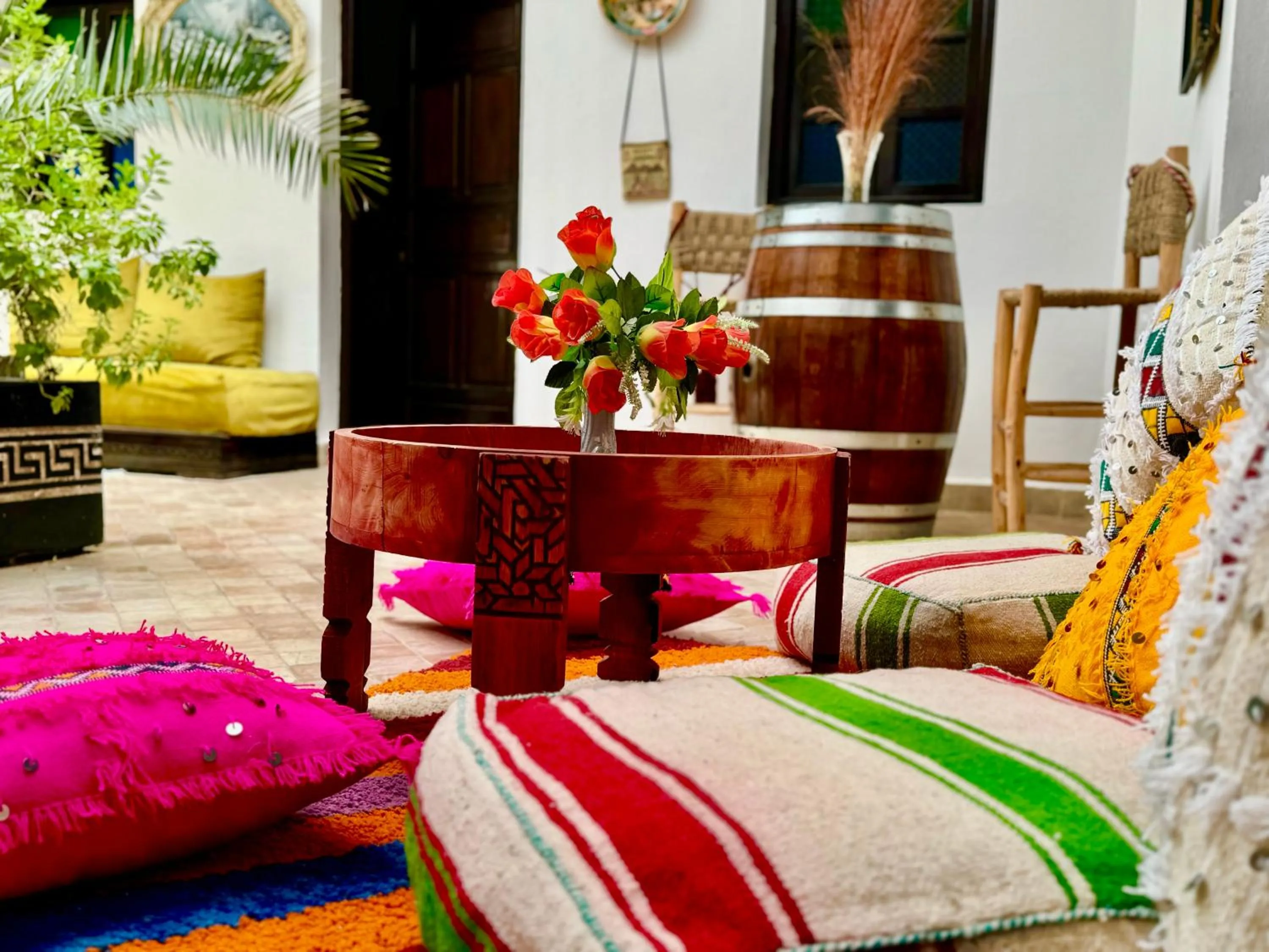 Living room in Riad Iklil