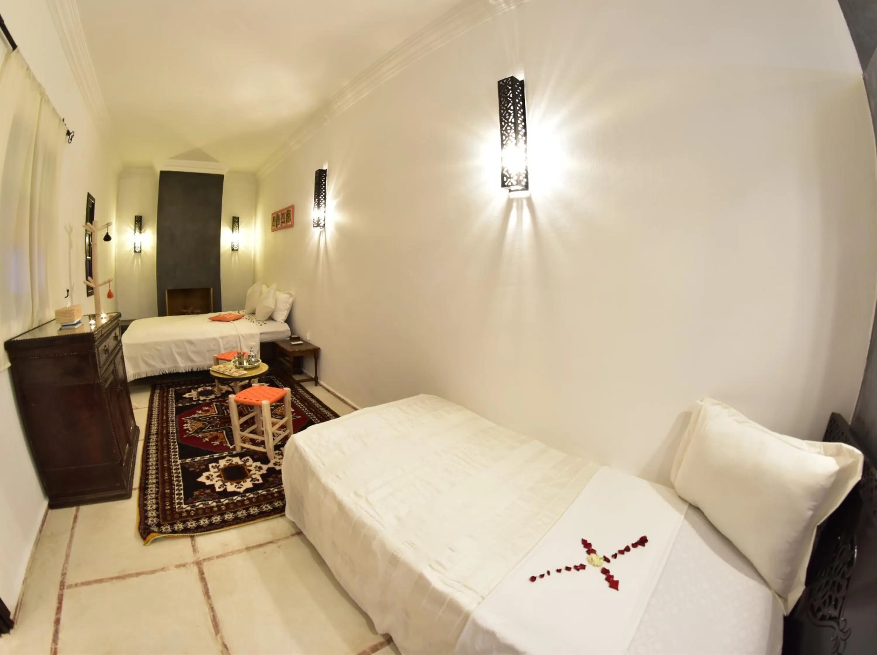 Bedroom in Riad Iklil