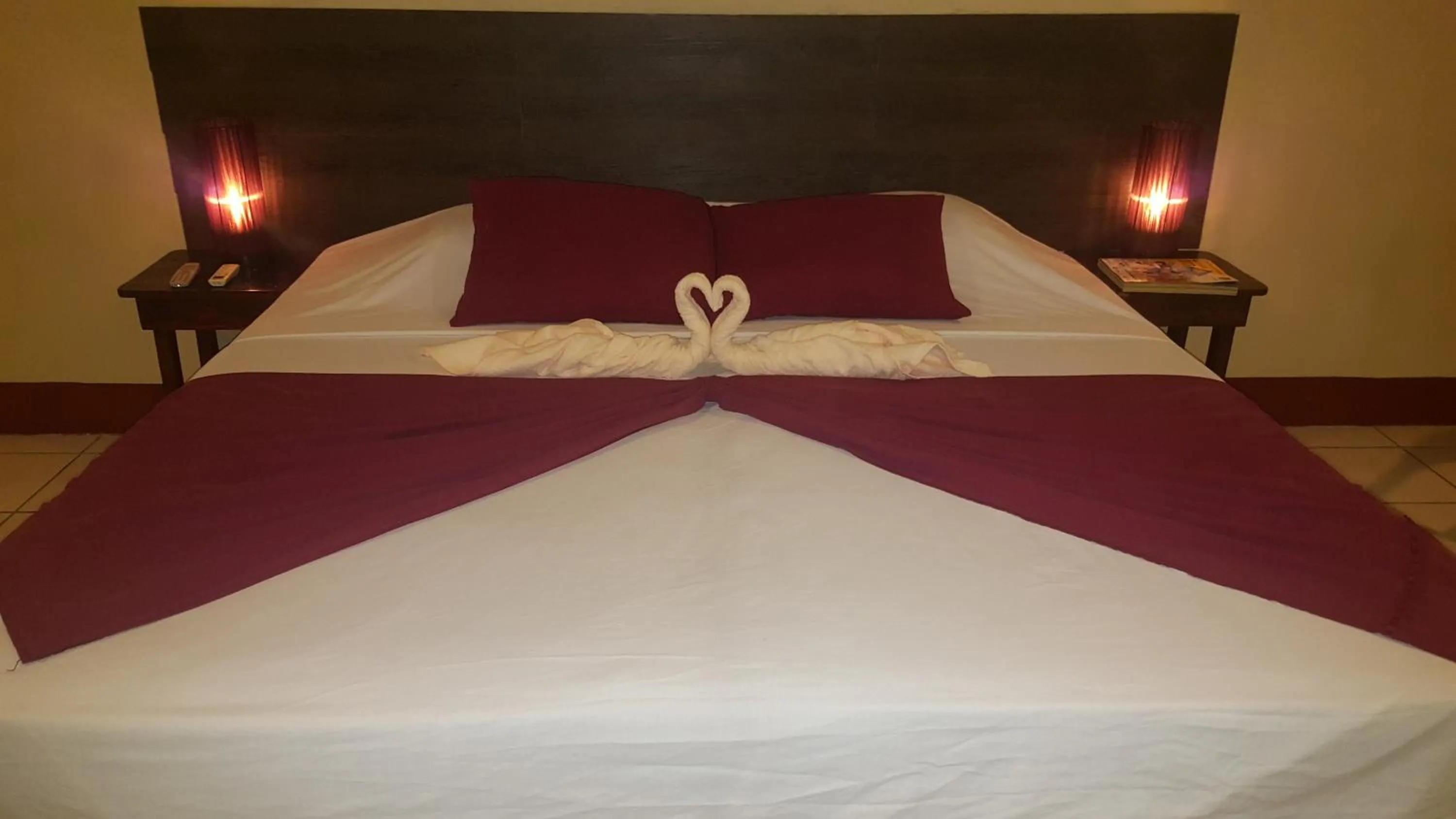 Bed in Hotel La Arboleda