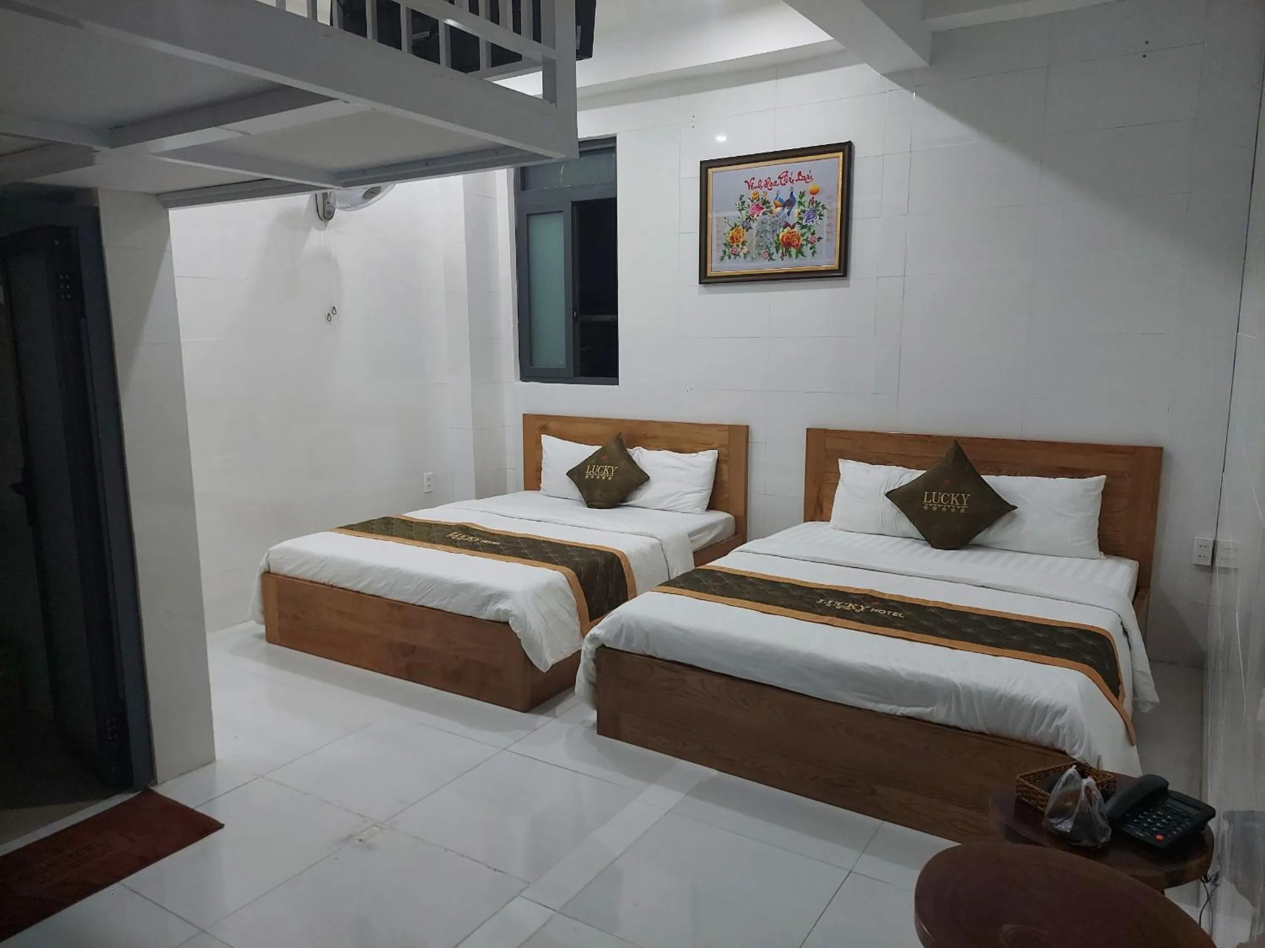 Bed in LUCKY HOTEL LIEN PHUONG