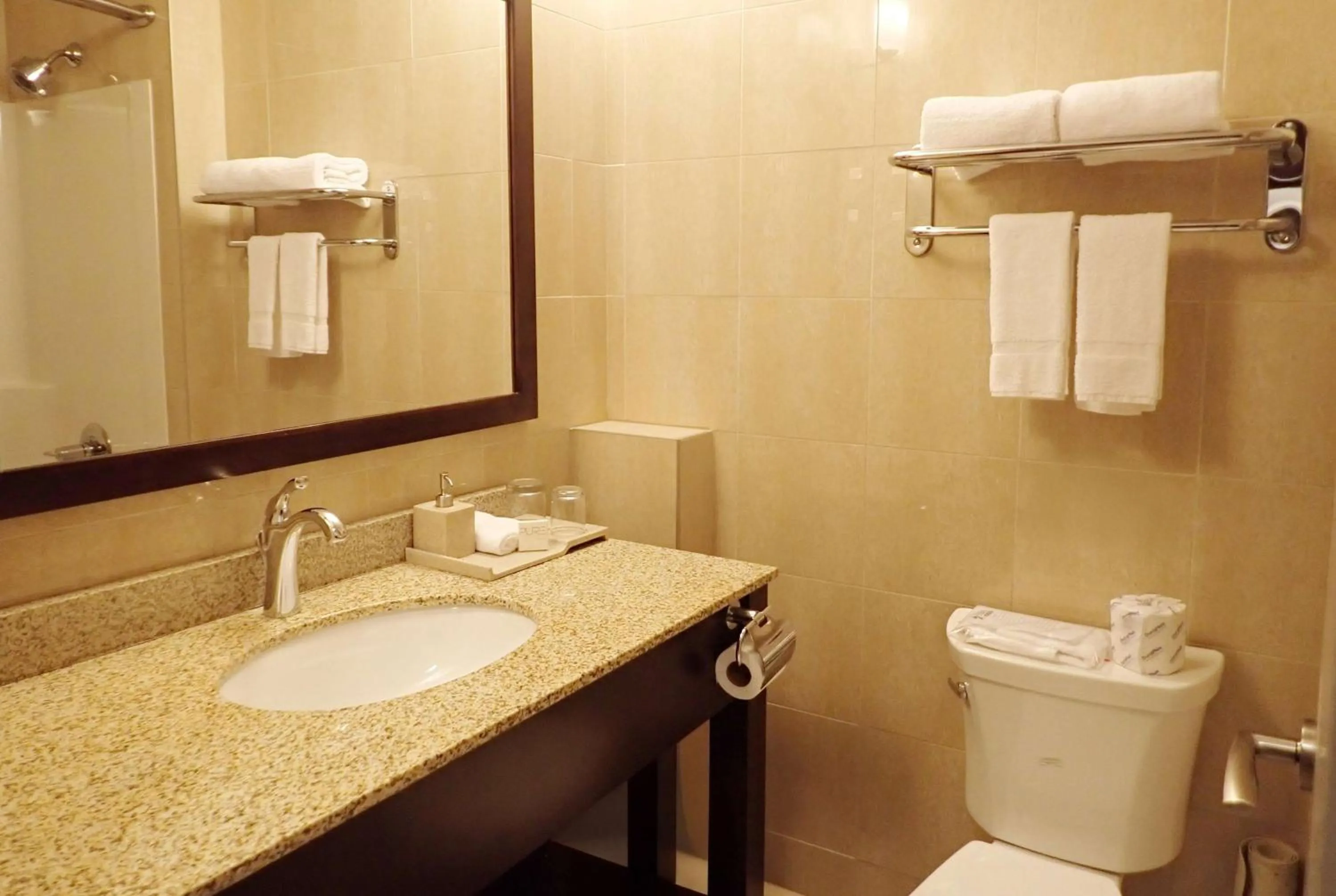 Bathroom in Days Inn & Suites by Wyndham Fort Saskatchewan