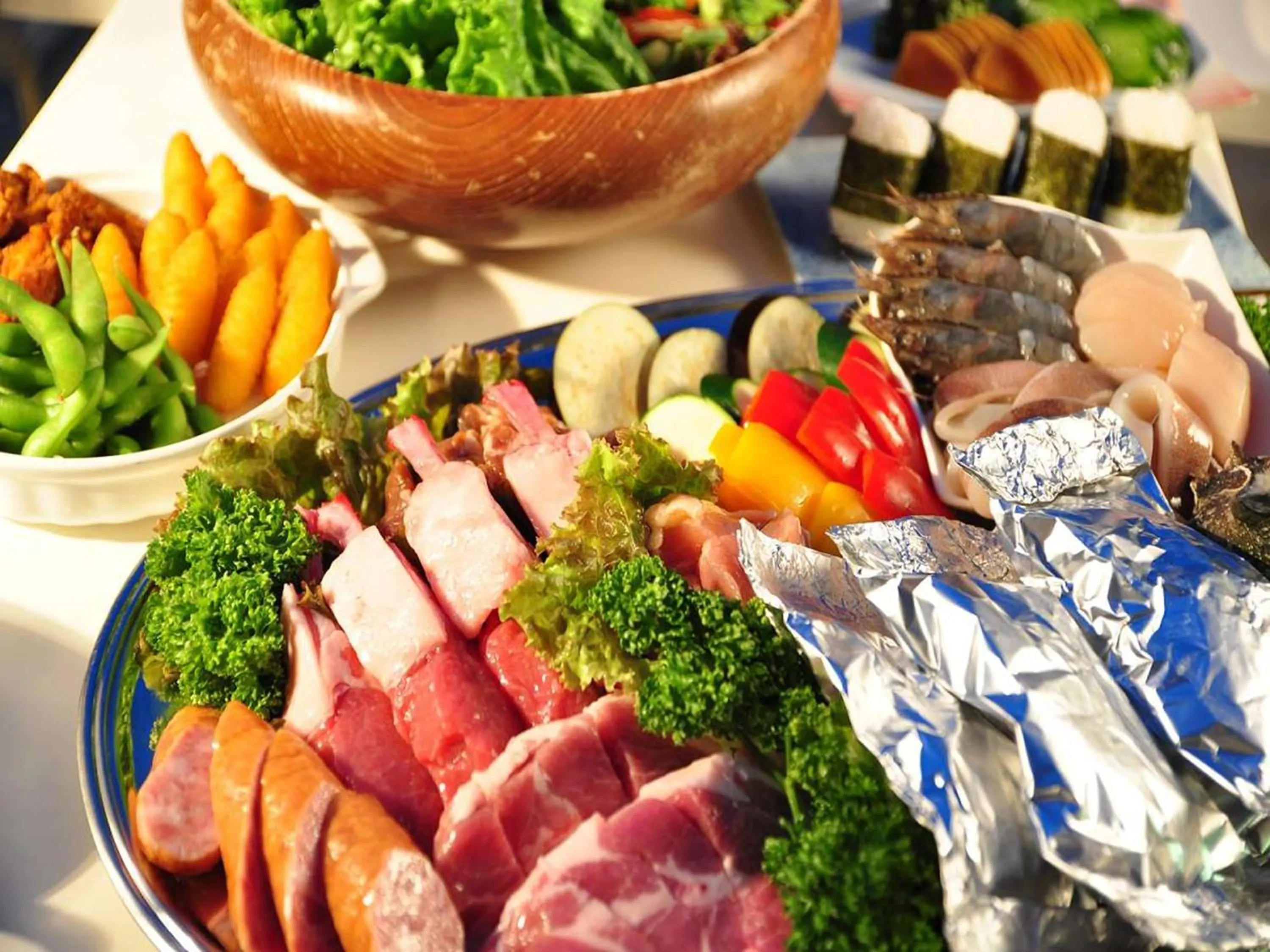 Food in Nichinankaigan Nango Prince Hotel