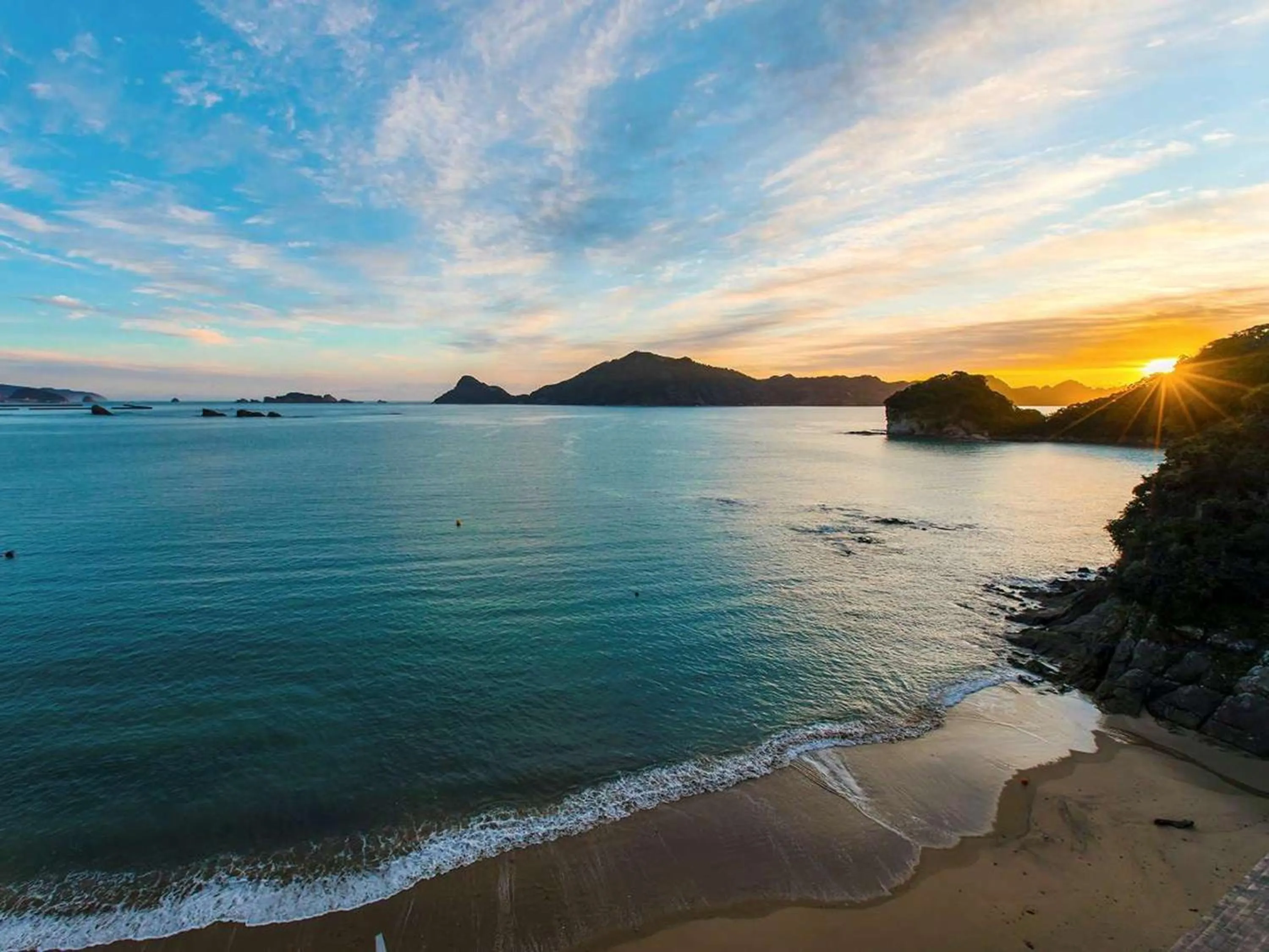 Natural landscape in Nichinankaigan Nango Prince Hotel